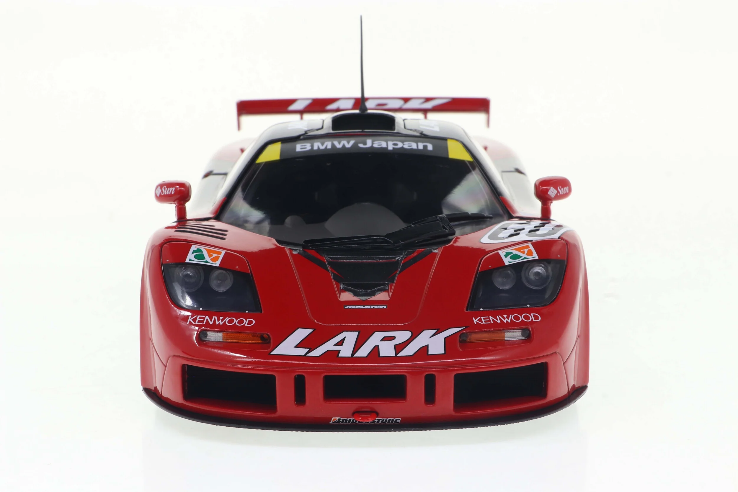 Solido 1995 Mclaren F1 GTR 6.1L V12 Short Tail Team Lark #60 JGTC Season 1996 Red Black 1:18 - Image 4