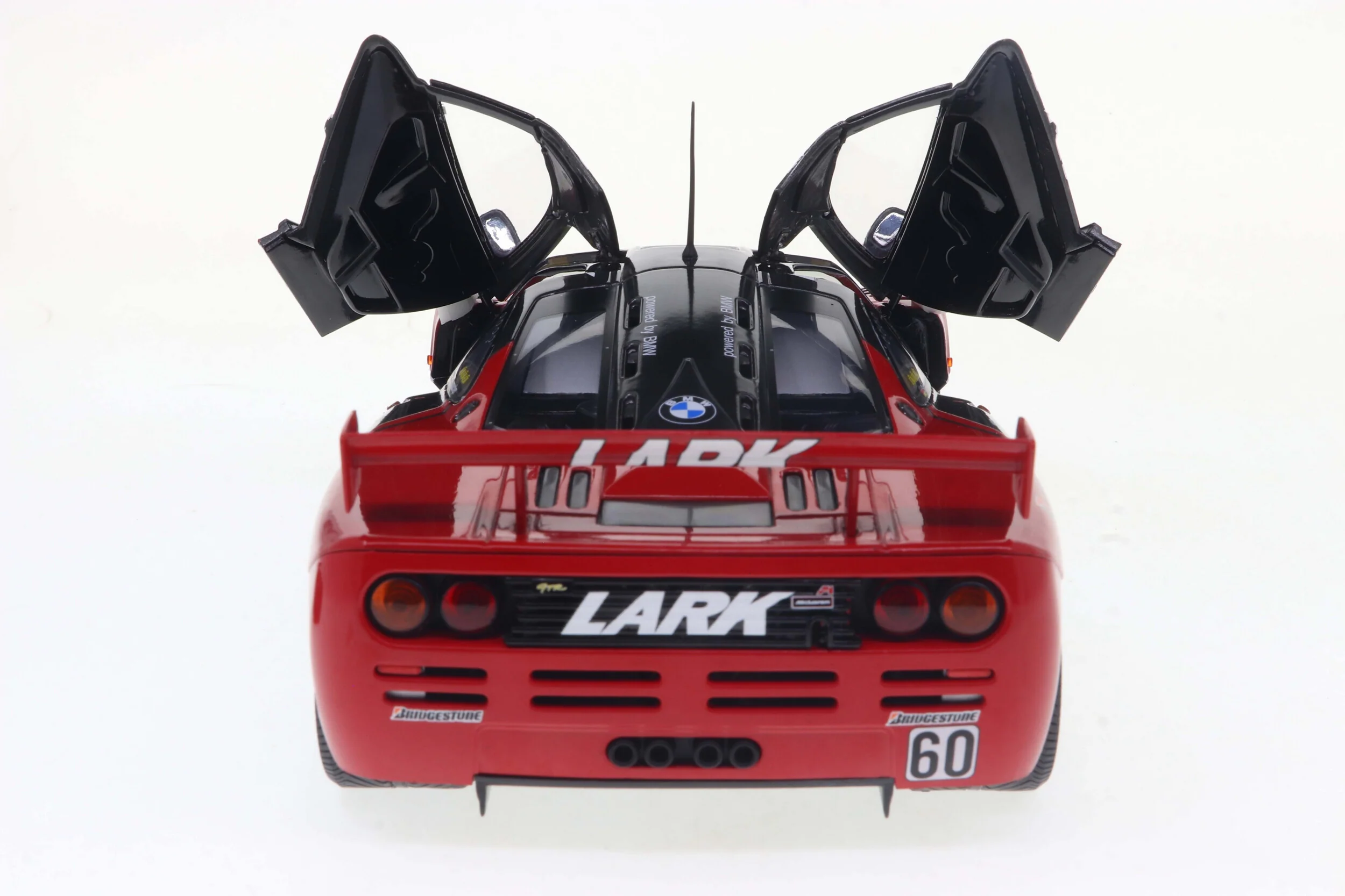 Solido 1995 Mclaren F1 GTR 6.1L V12 Short Tail Team Lark #60 JGTC Season 1996 Red Black 1:18 - Image 6