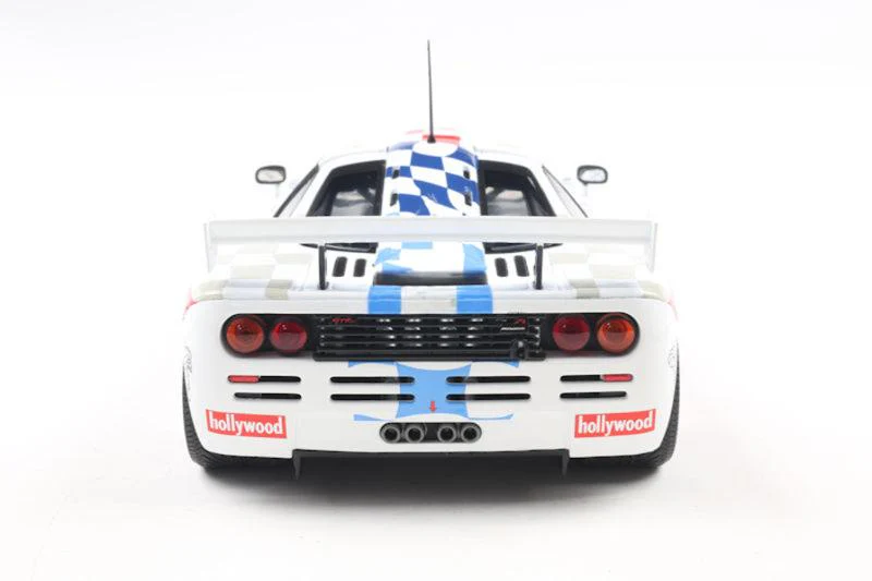 Solido 1996 Mclaren F1 GTR 6.1L V12 Short Tail Team Hollywood #01 Winner De Brasilia White 1:18 - Image 2