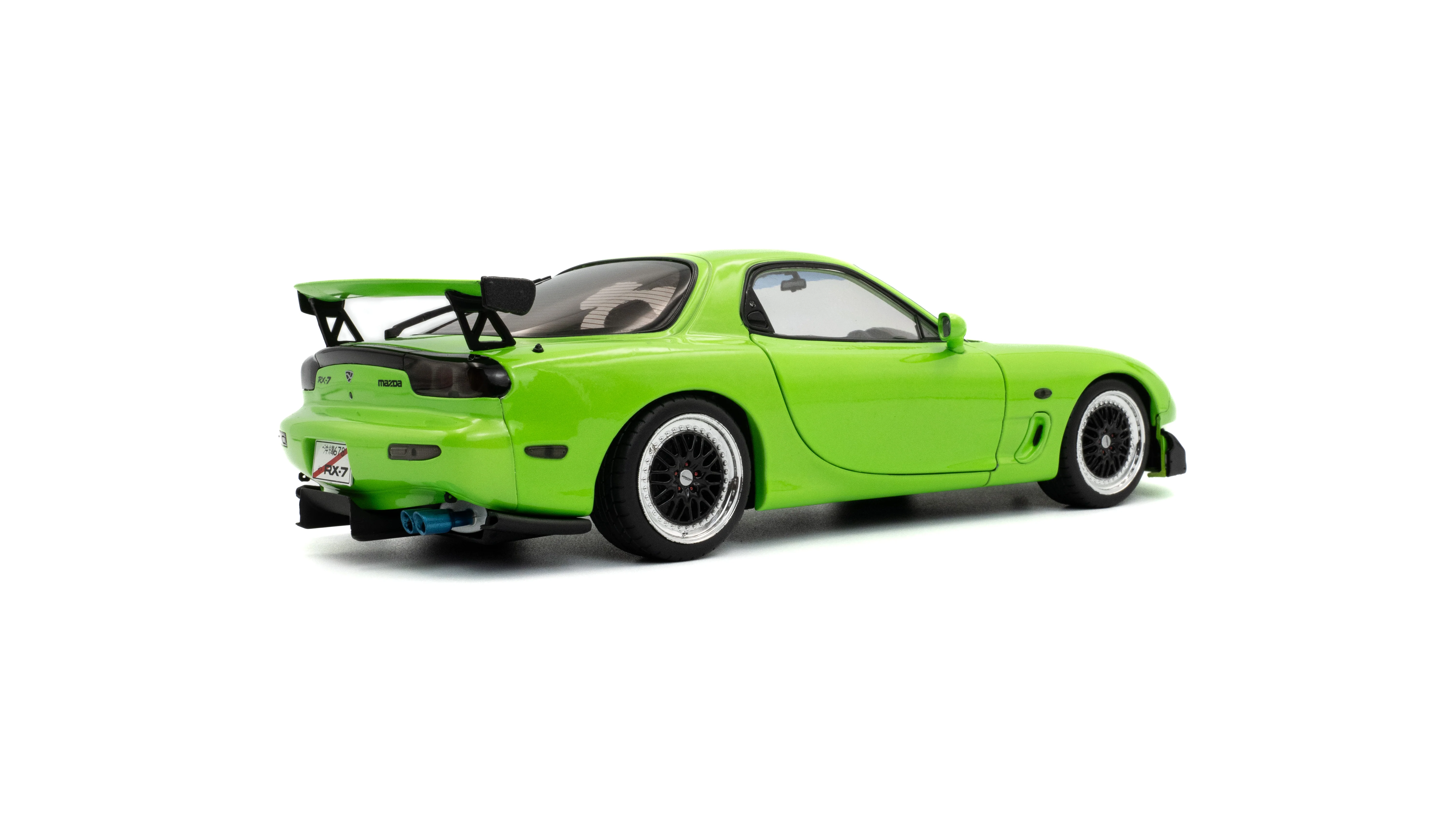 Solido 1999 Mazda RX7 FD3RS Solido Works Neon Green 1:18 - Image 2