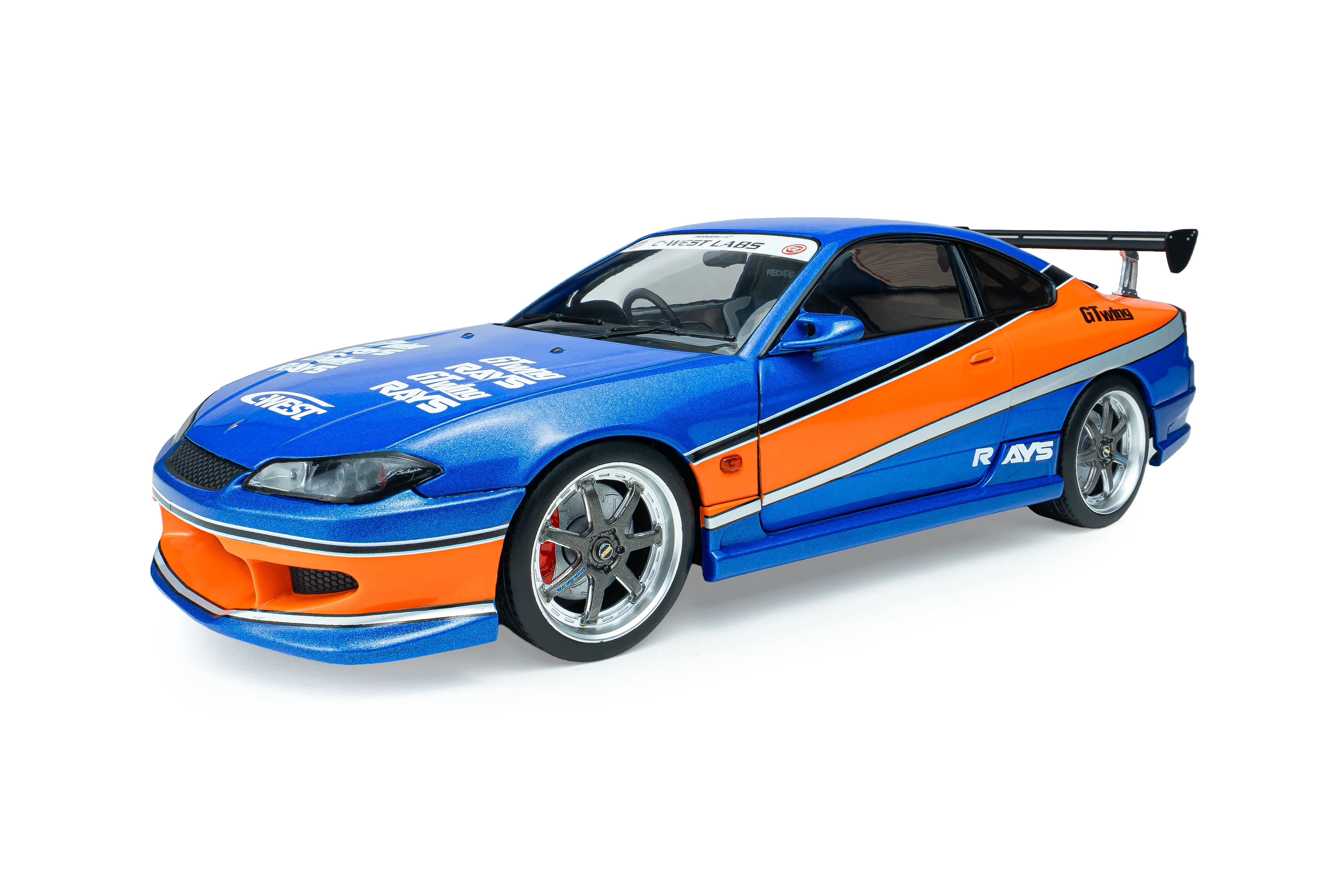 Solido 1999 Nissan Silvia (S15) Coupe Spec-S Tokyo Drift Mona Lisa 2006 1:18 - Image 2