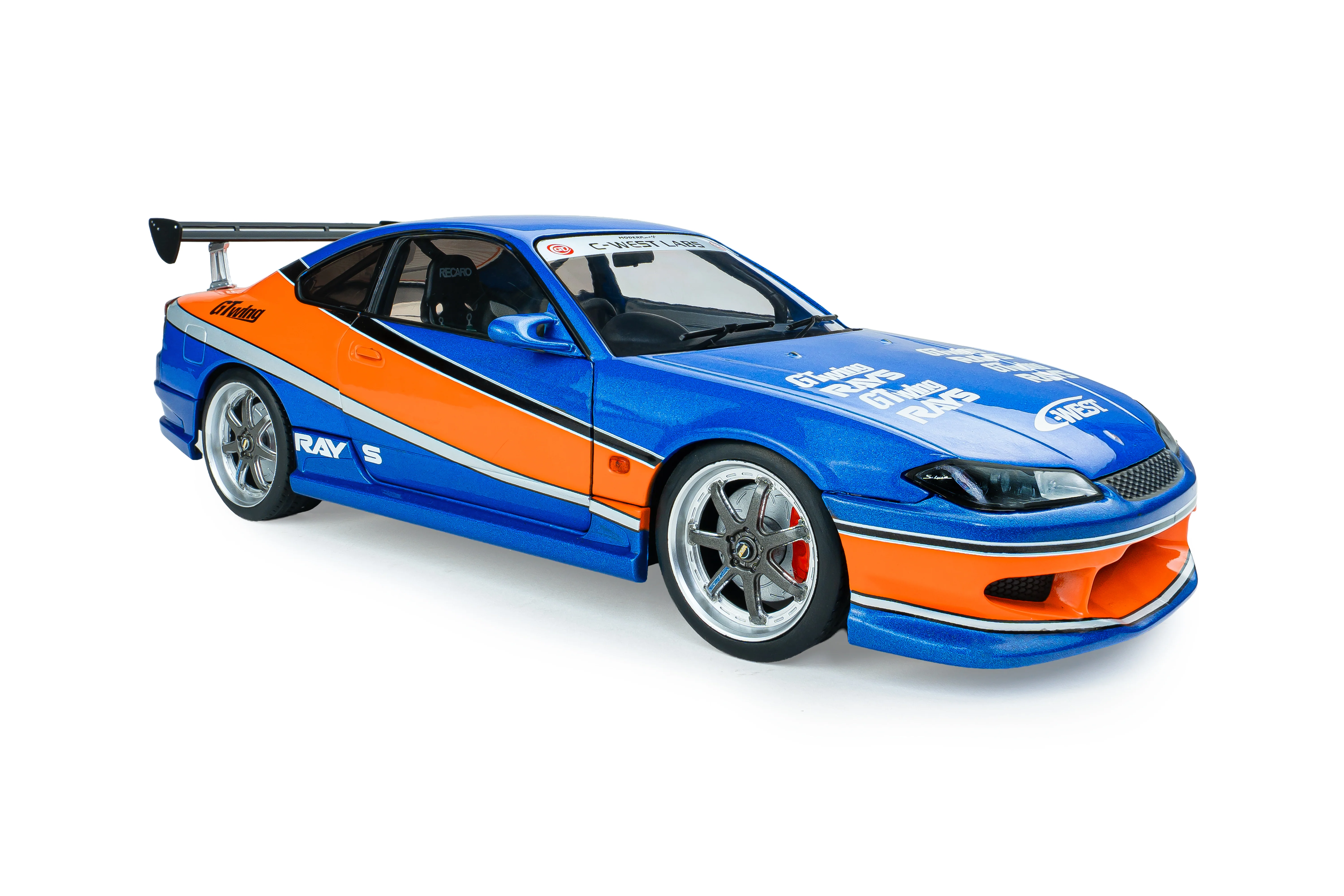 Solido 1999 Nissan Silvia (S15) Coupe Spec-S Tokyo Drift Mona Lisa 2006 1:18 - Image 3