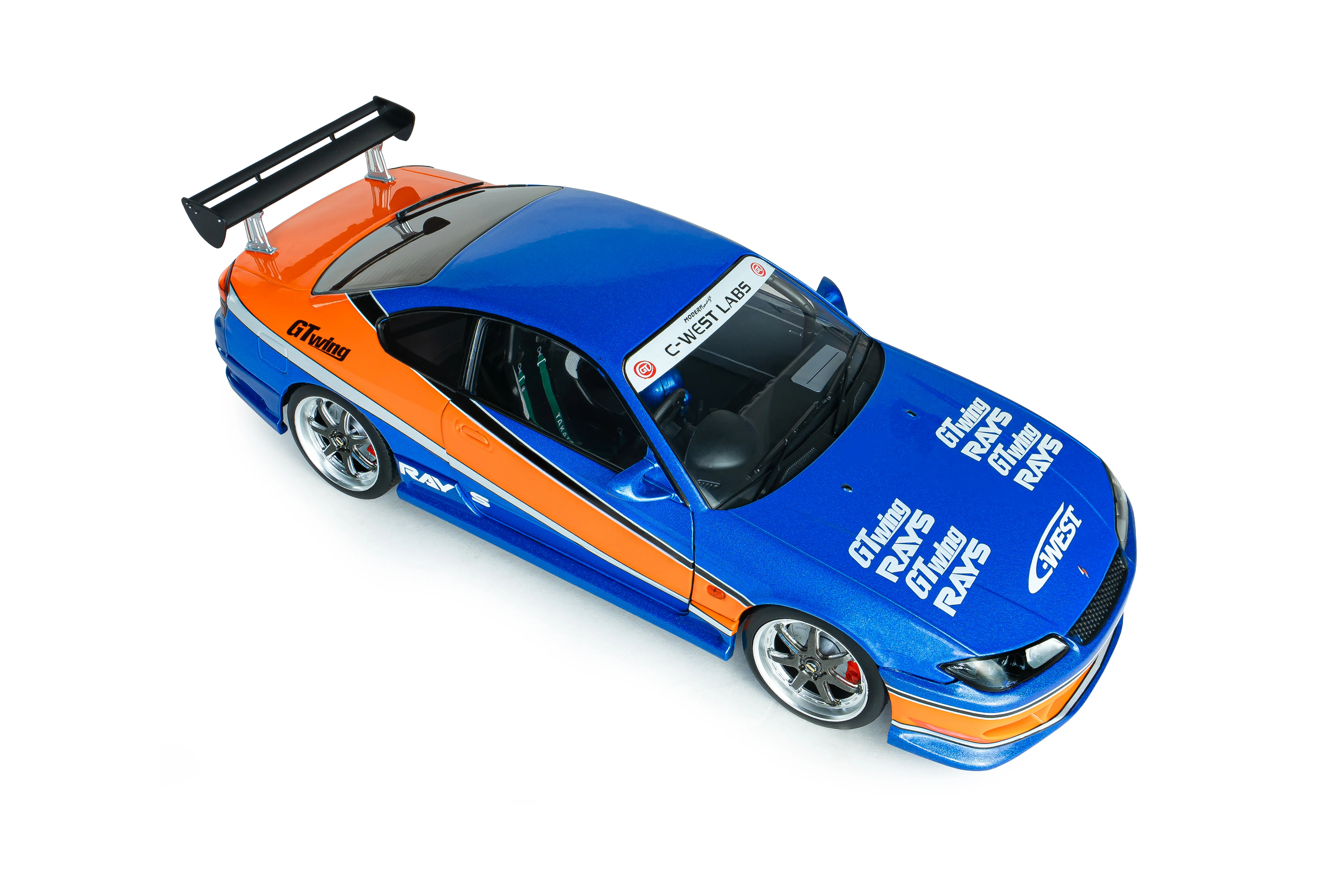 Solido 1999 Nissan Silvia (S15) Coupe Spec-S Tokyo Drift Mona Lisa 2006 1:18 - Image 7