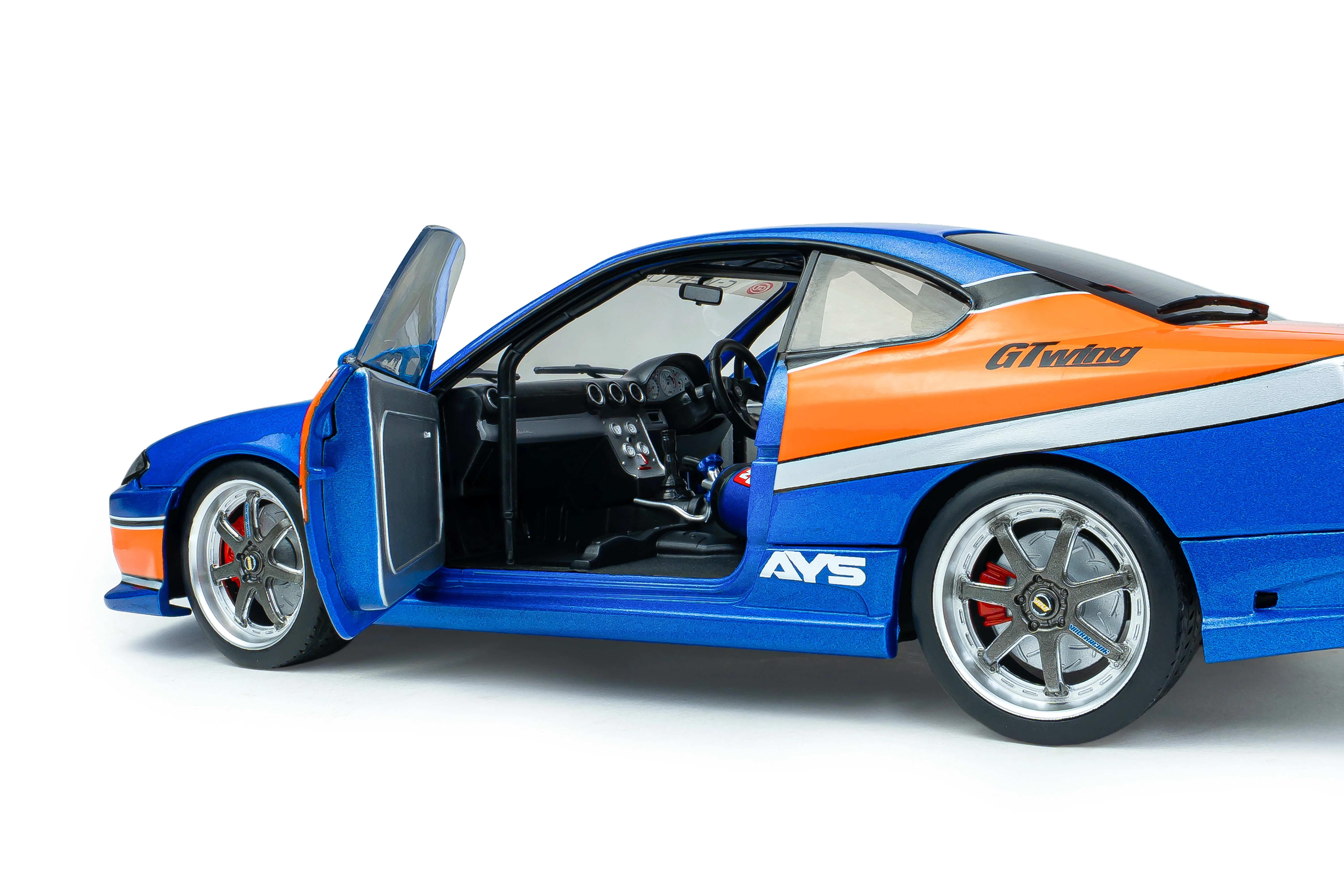 Solido 1999 Nissan Silvia (S15) Coupe Spec-S Tokyo Drift Mona Lisa 2006 1:18 - Image 8