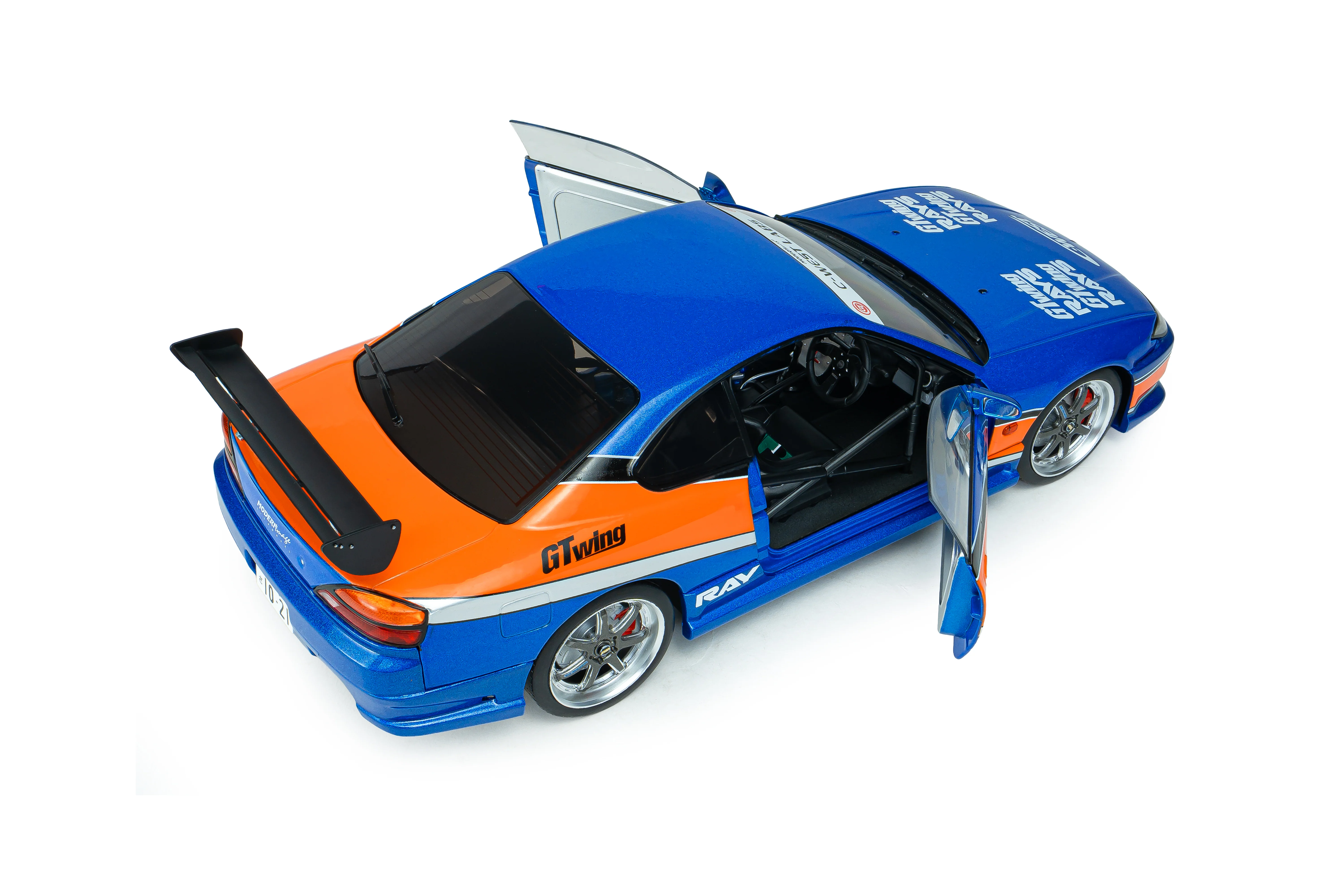 Solido 1999 Nissan Silvia (S15) Coupe Spec-S Tokyo Drift Mona Lisa 2006 1:18 - Image 9