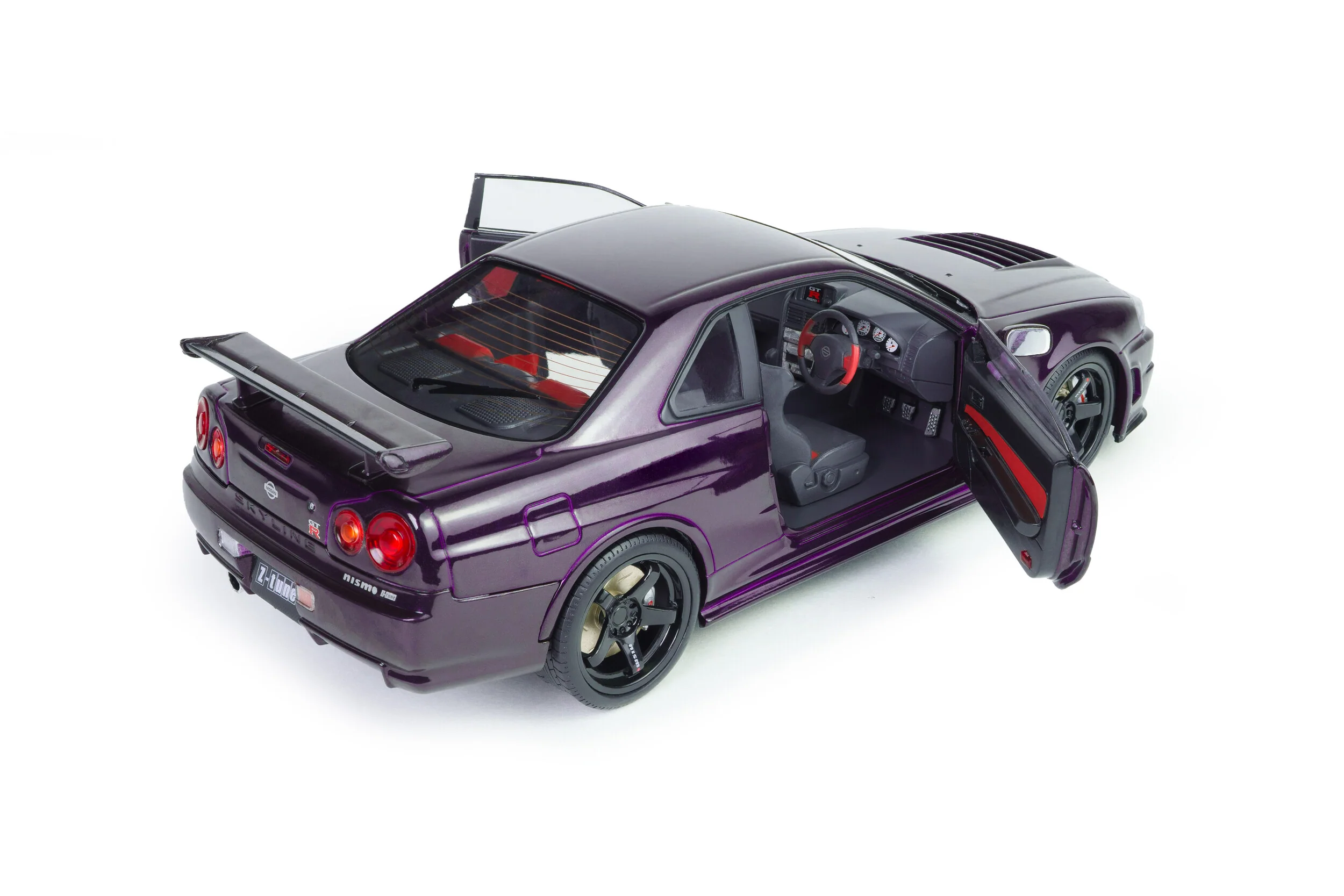 Solido 1999 Nissan Skyline GT-R (R34) Z-tune Midnight Purple 1:18 - Image 11