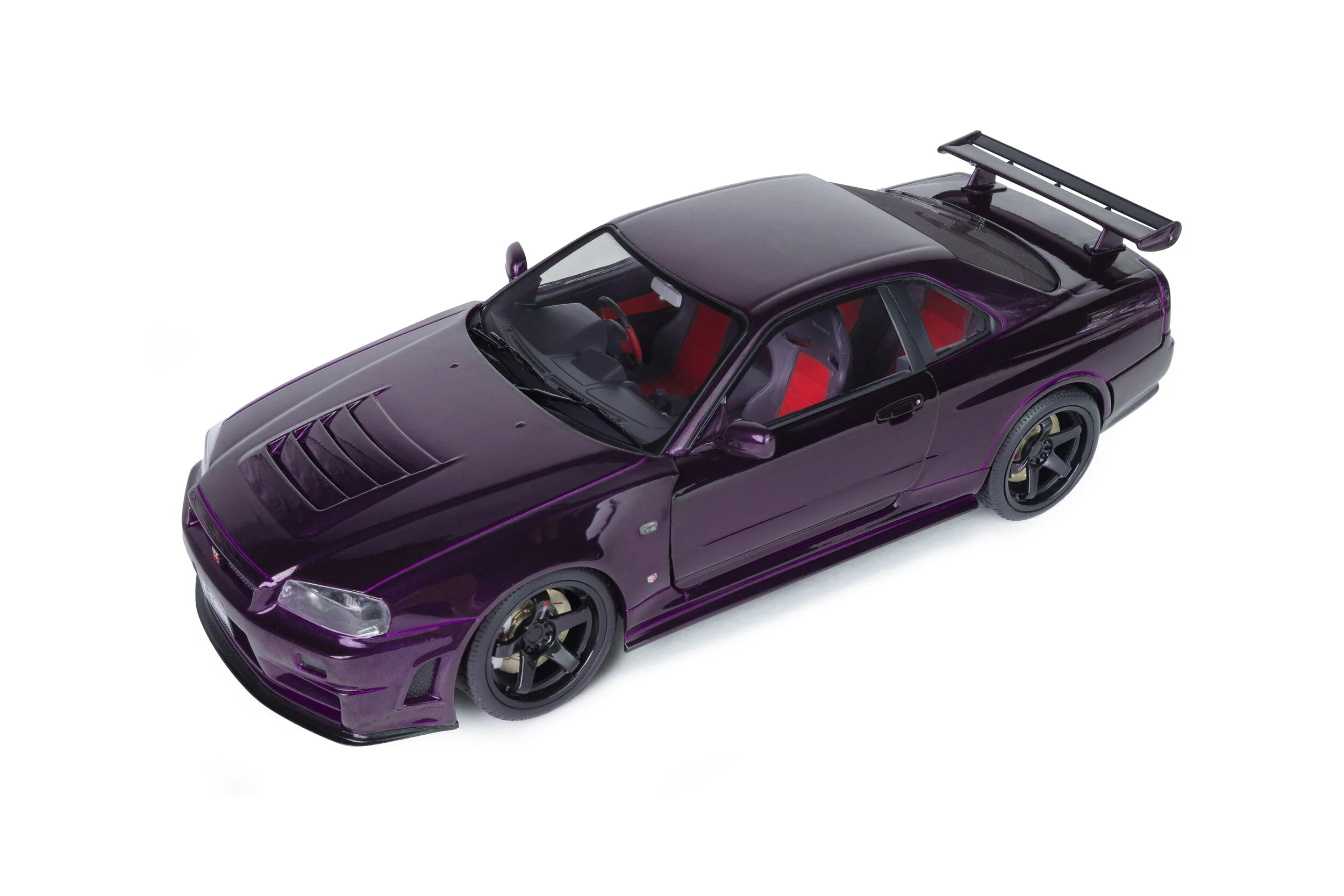 Solido 1999 Nissan Skyline GT-R (R34) Z-tune Midnight Purple 1:18 - Image 8