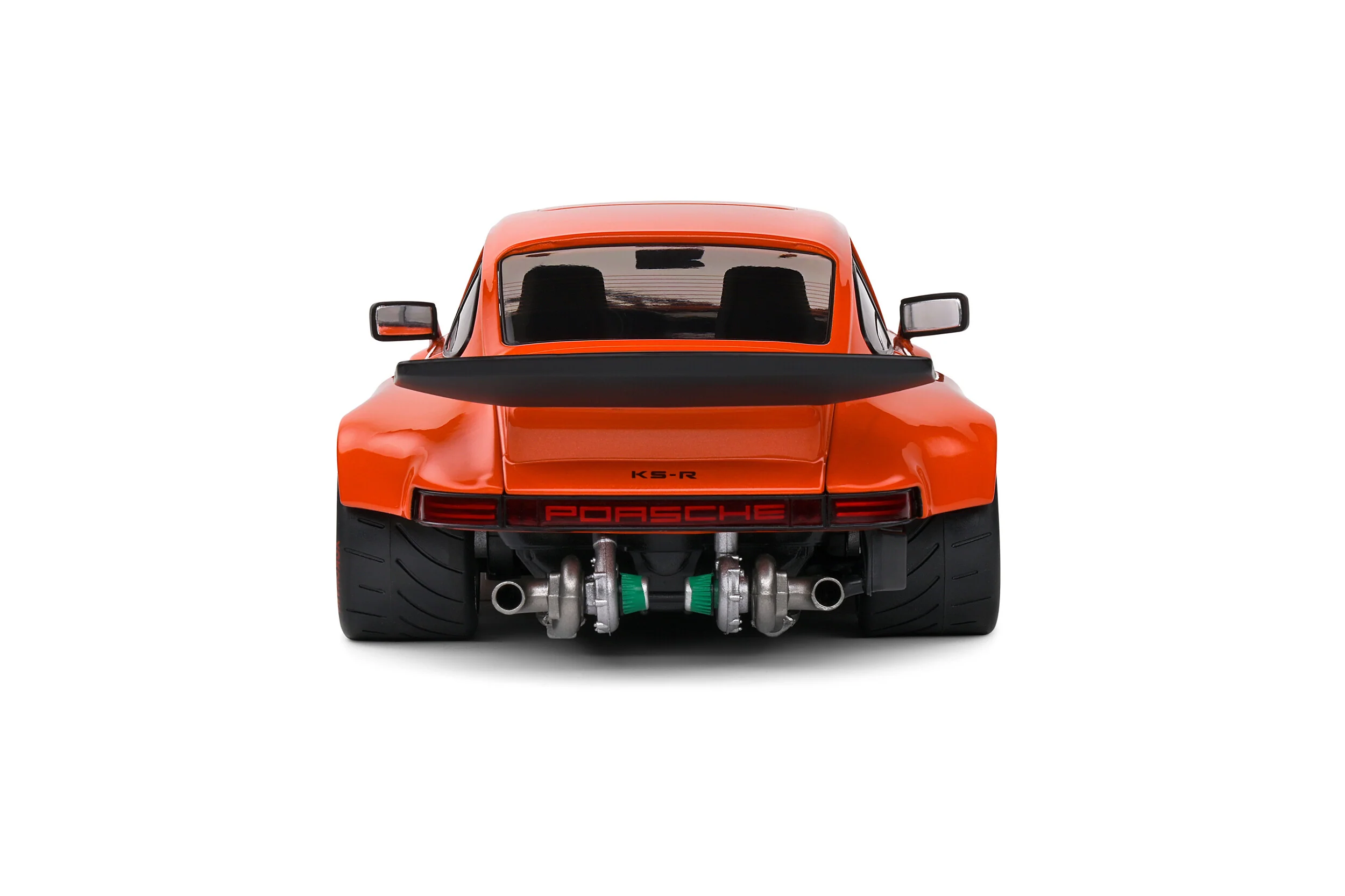 Solido 2022 Porsche 911 KS-R Orange 1:18 - Image 5