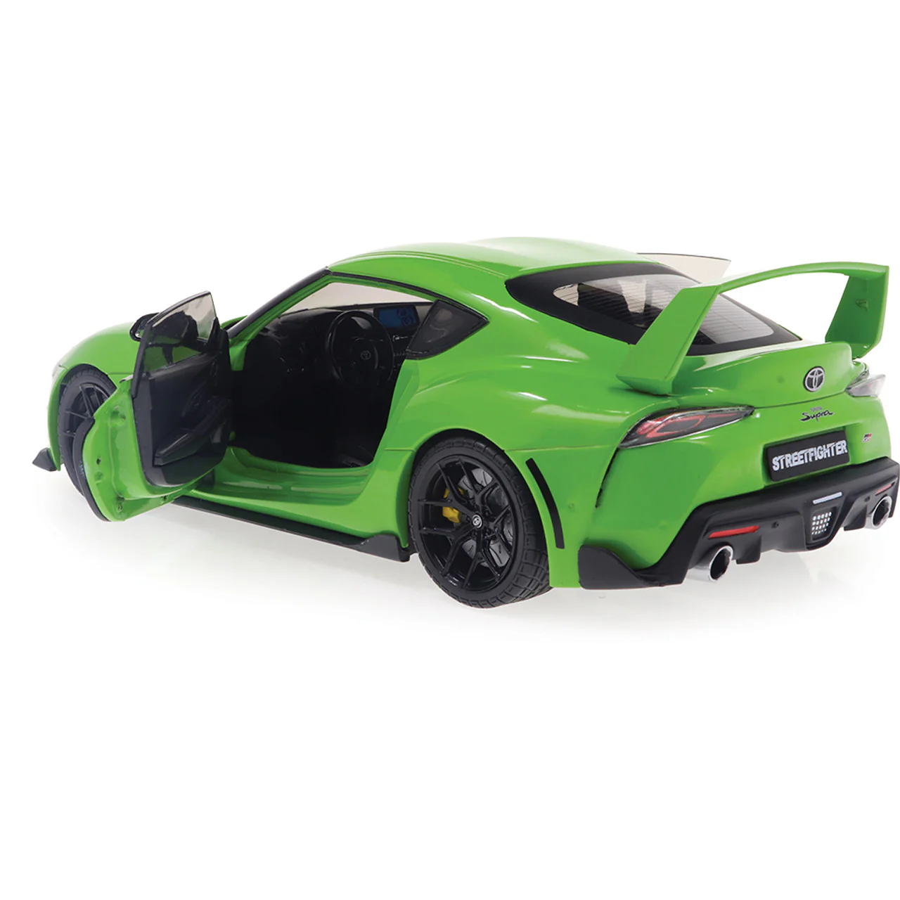 Solido 2023 Toyota GR Supra A90 Streetfighter Wasabi Green 1:18 - Image 9