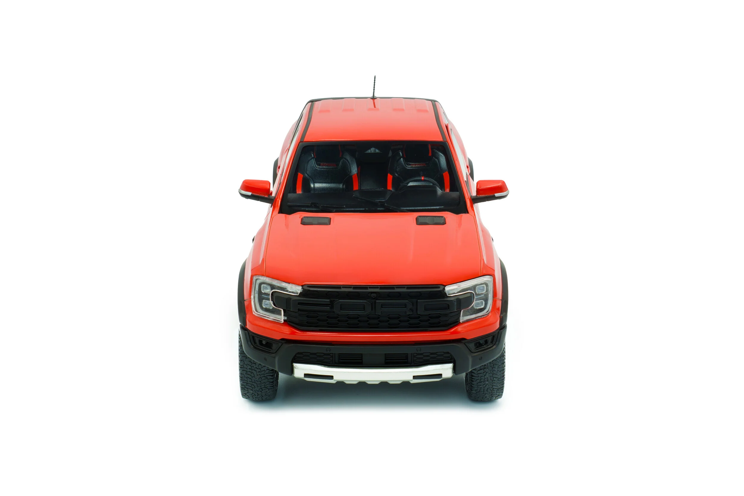 Solido 2024 Ford Ranger Raptor Crew Cab Pickup Truck Orange 1:18 - Image 5
