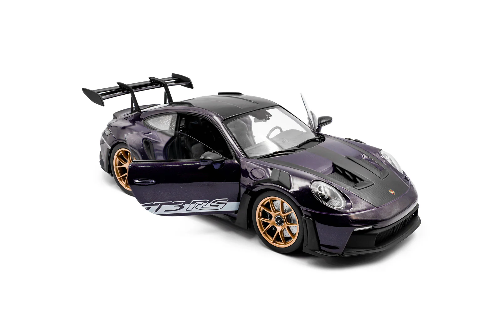 Solido 2024 Porsche 911 992 GT3 RS Weissach Pack Purple Ultraviolet 1:18 - Image 4