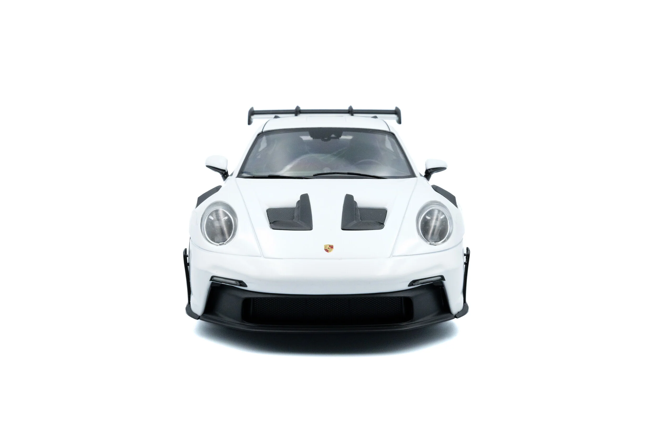 Solido 2024 Porsche 911 992 GT3 RS White w/ Indigo Blue Wheels and Deco 1:18 - Image 6