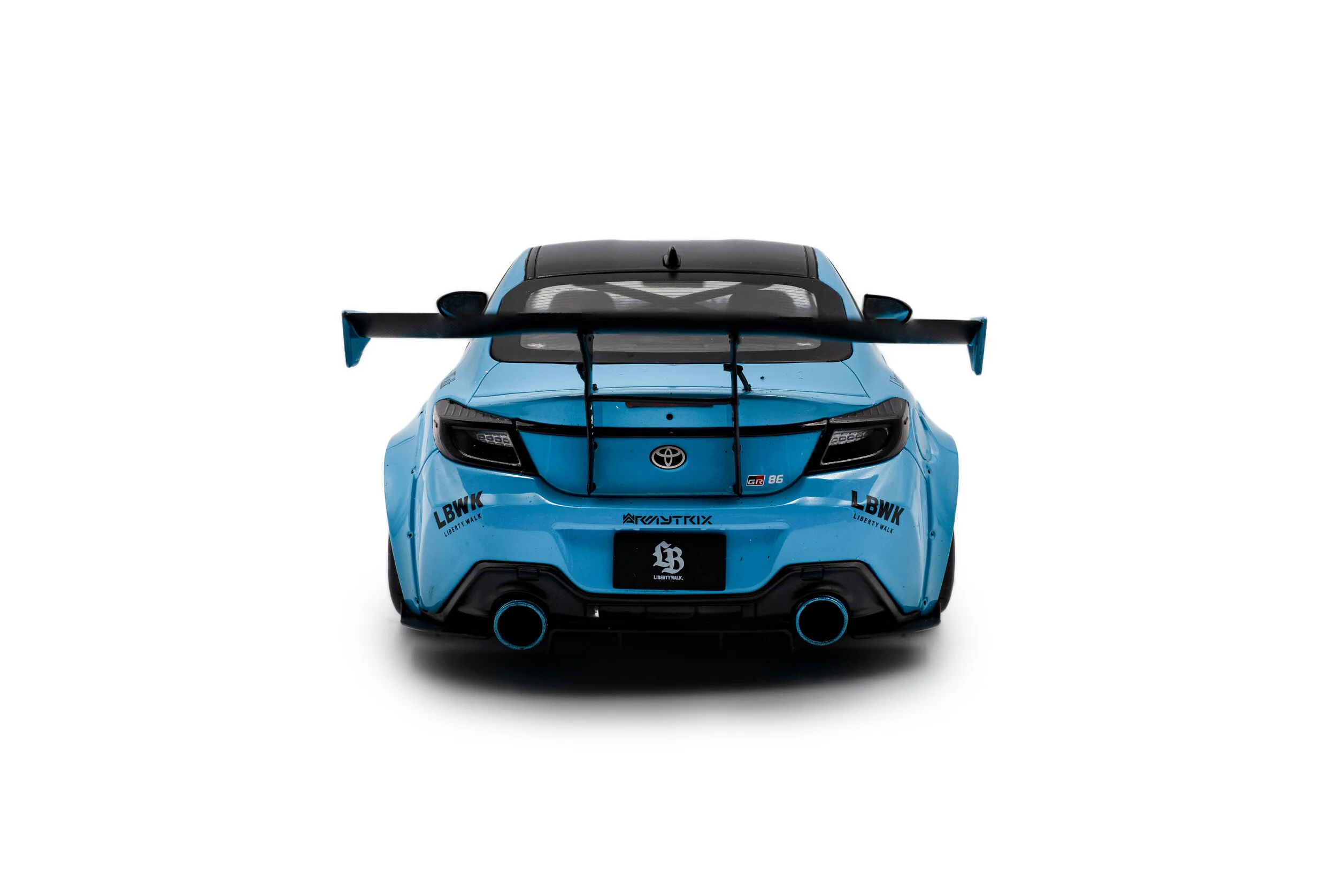 Solido 2024 Toyota GR86 LBWK Body Kit Baby Blue 1:18 - Image 3