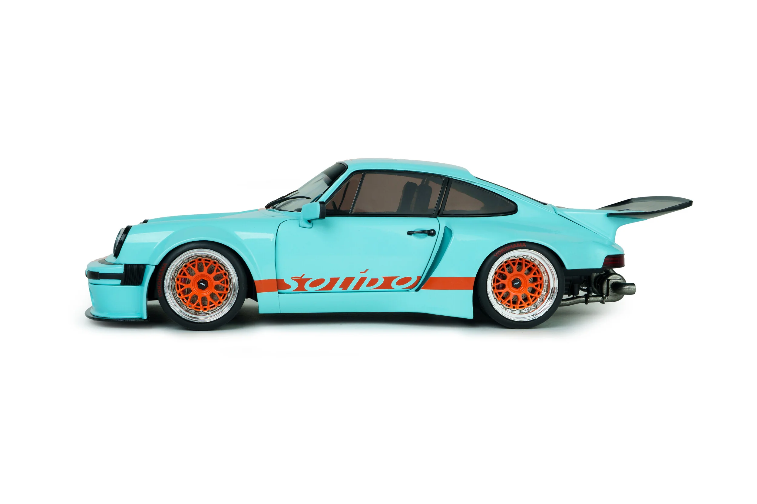Solido 2026 Porsche 911 KS-R Blue & Orange Khyzyl Saleem 1:18 - Image 2