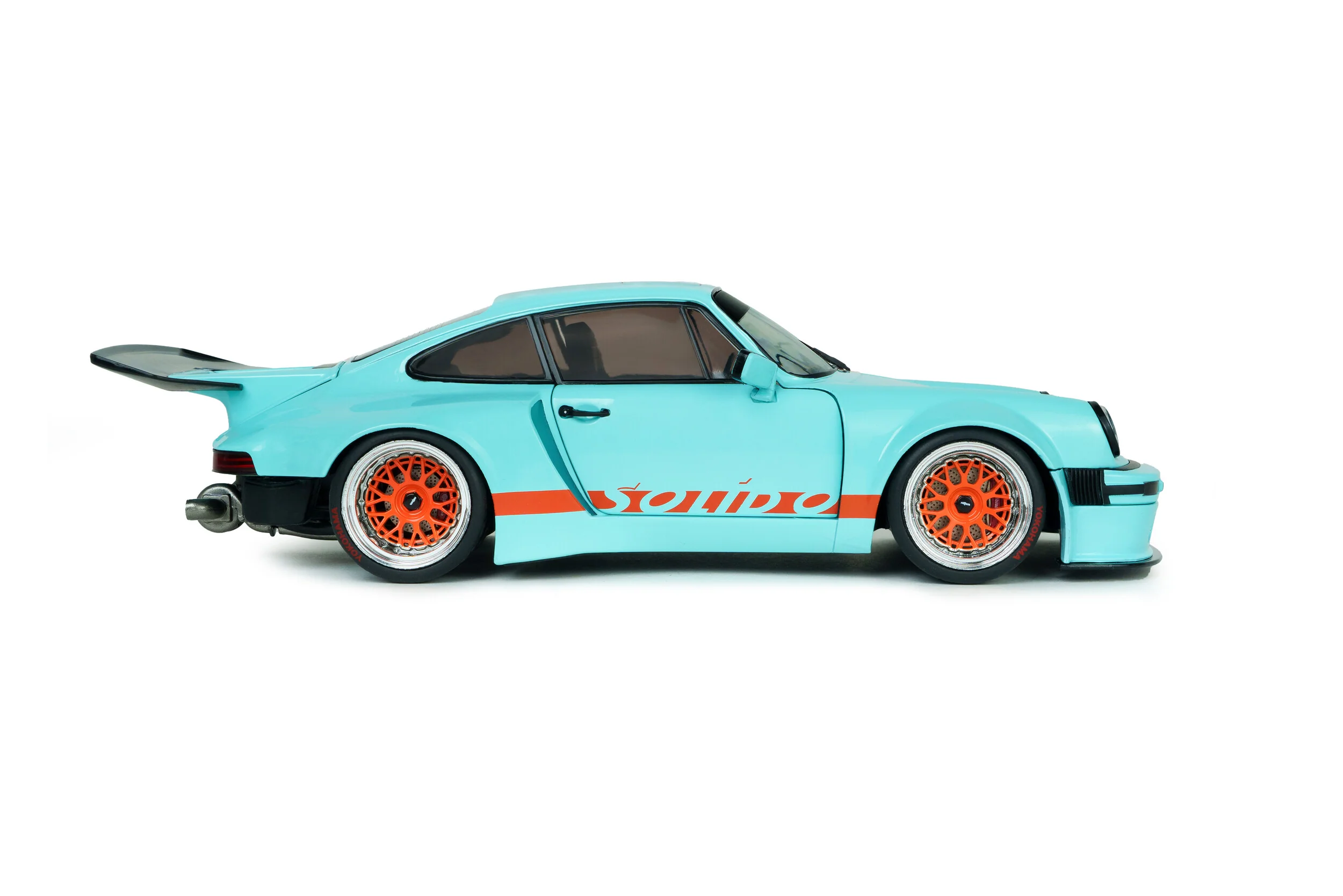 Solido 2026 Porsche 911 KS-R Blue & Orange Khyzyl Saleem 1:18 - Image 5