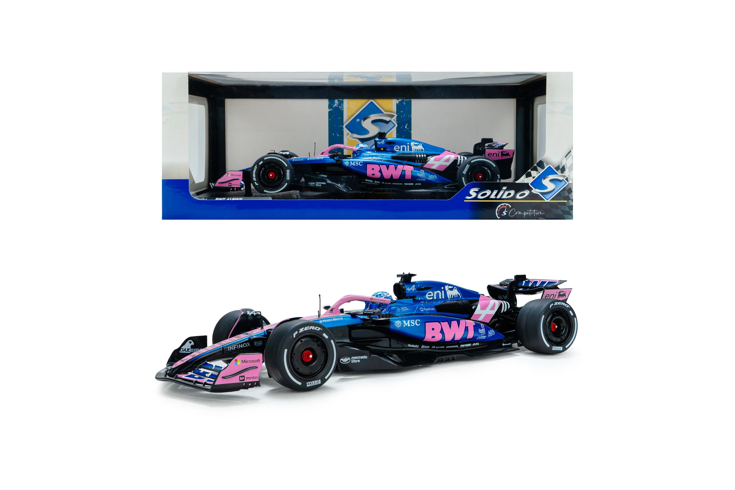 Solido Alpine F1 Team A525 #10 Gasly Bahrain GP 2025 Pink 1:18 - Image 11