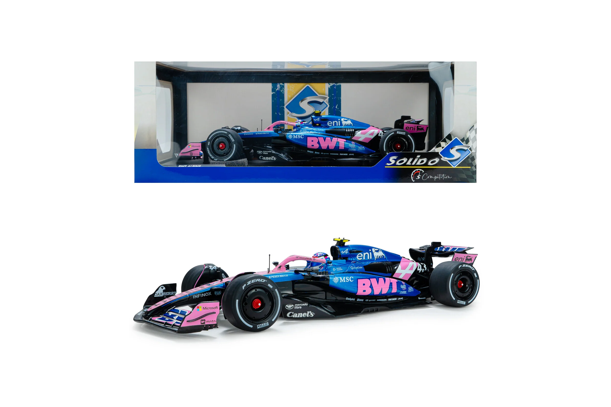 Solido Alpine F1 Team A525 #43 Colapinto Canada GP 2025 Pink 1:18 - Image 11