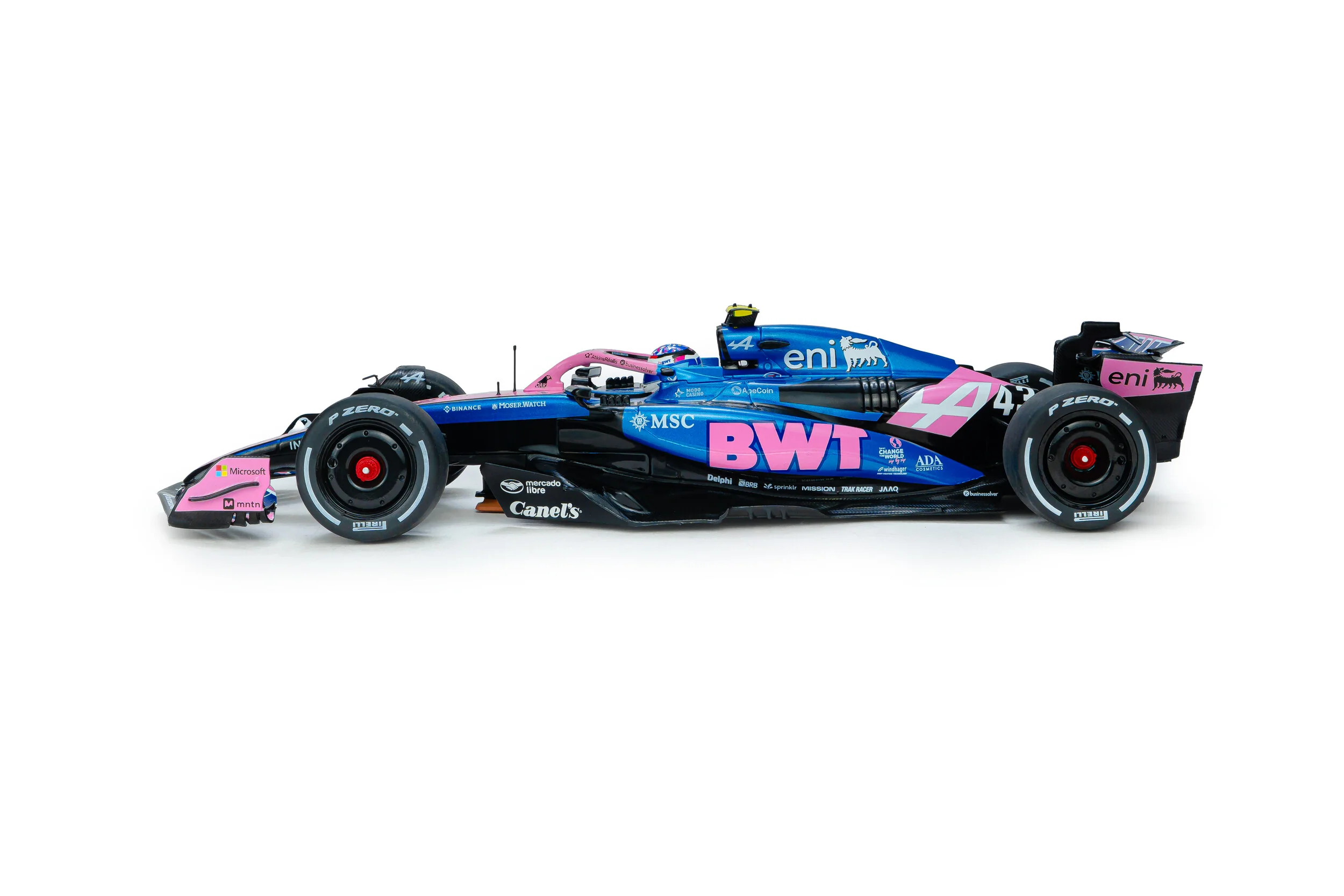 Solido Alpine F1 Team A525 #43 Colapinto Canada GP 2025 Pink 1:18 - Image 2