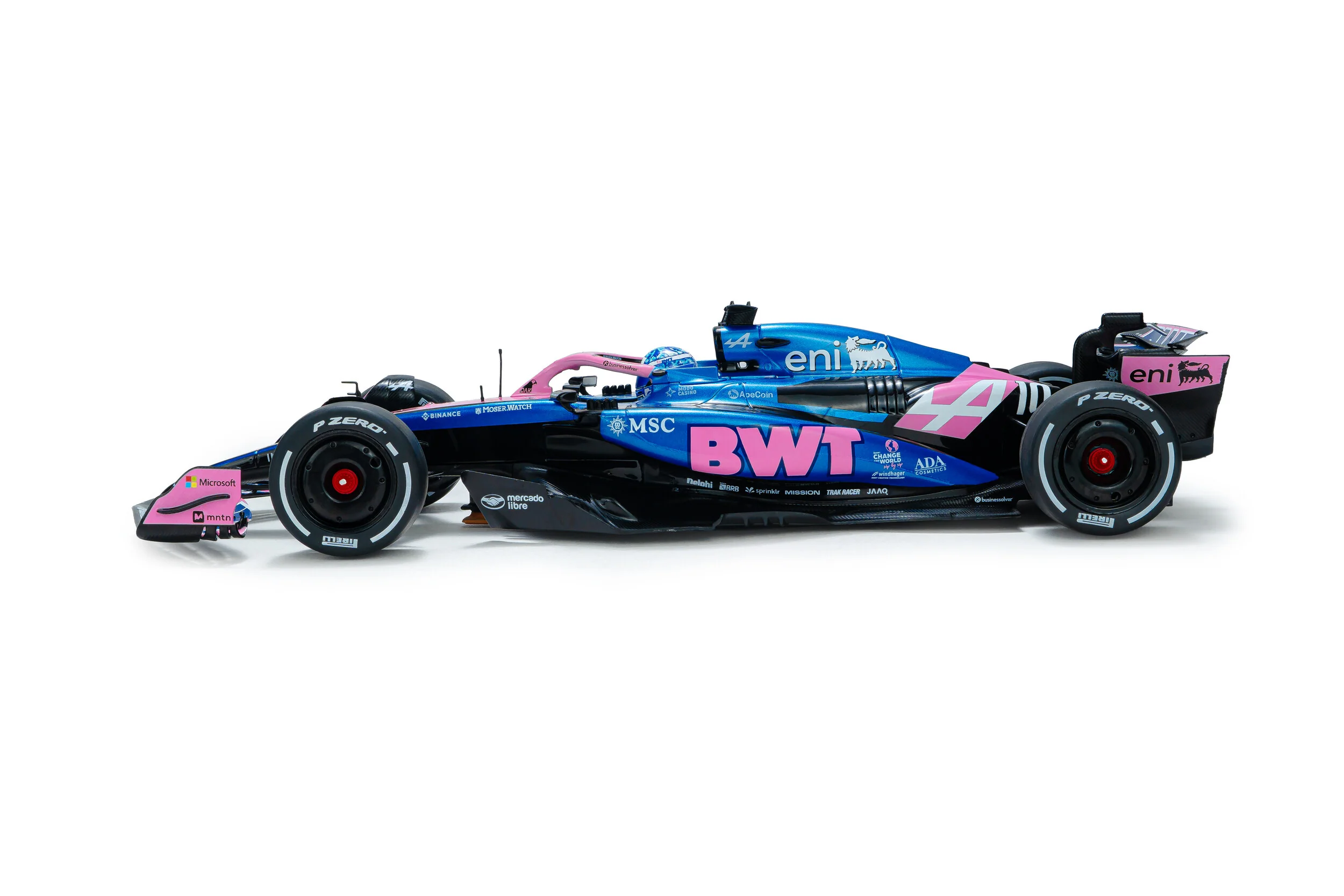Solido Alpine F1 Team A525 #7 Doohan China GP 2025 Pink 1:18 - Image 2