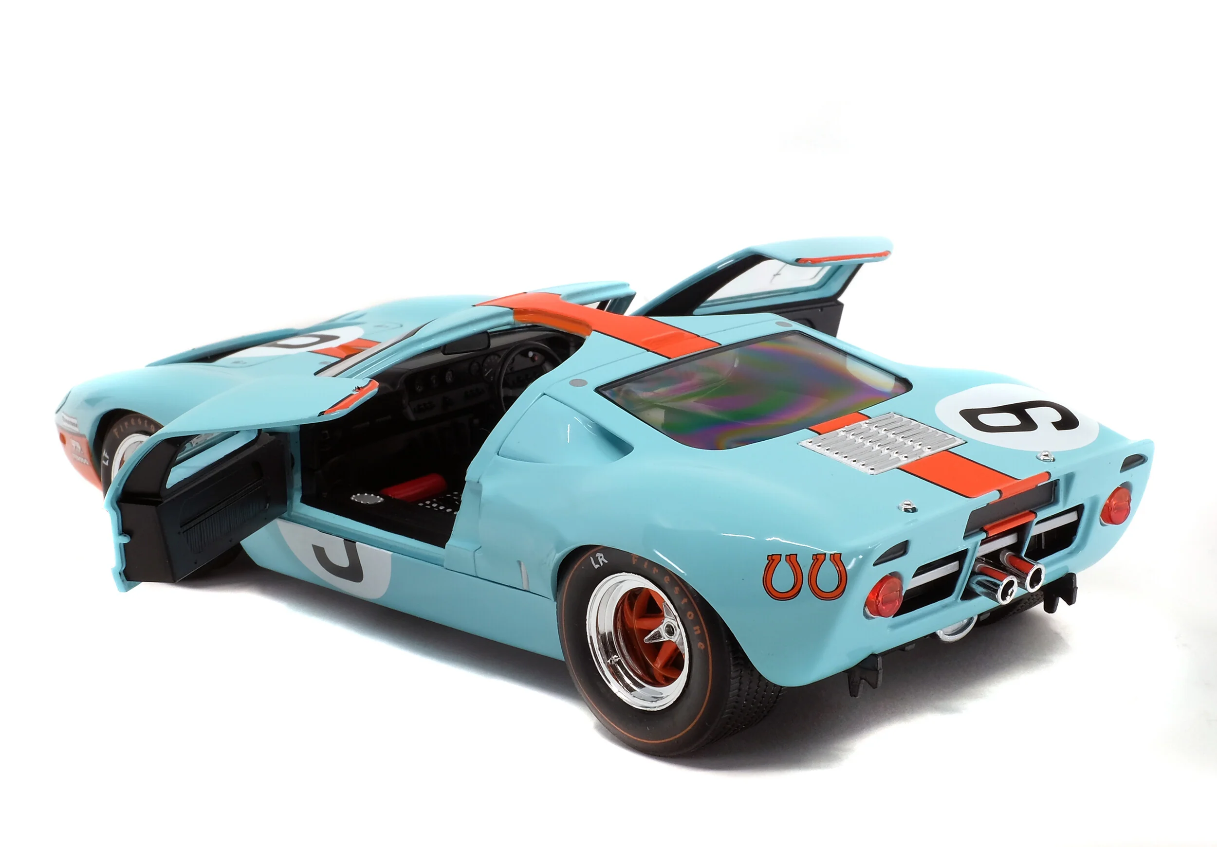 Solido Ford GT40 Mk1 No 9 1968 Le Mans Winner Gulf Blue 1:18 - Image 7