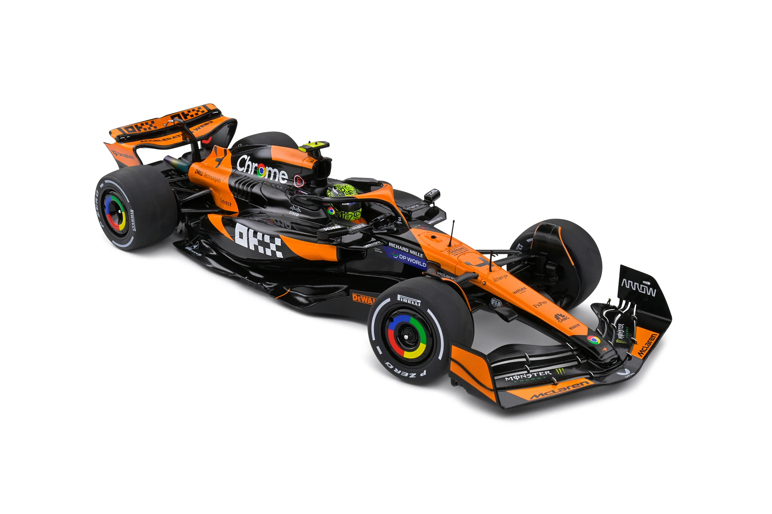 Solido Mclaren F1 Team MCL38 Orange L. Norris First Win Miami GP 2024 1:18 - Image 8