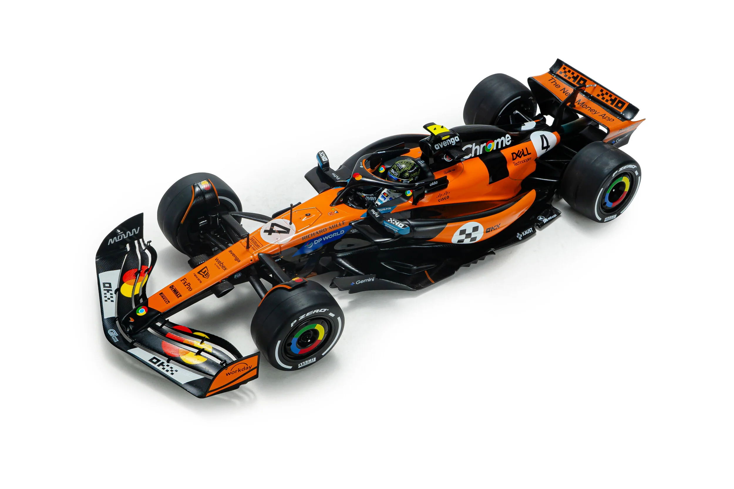 Solido Mclaren F1 Team MCL39 Orange #4 L. Norris Winner Monaco GP 2025 1:18 - Image 8