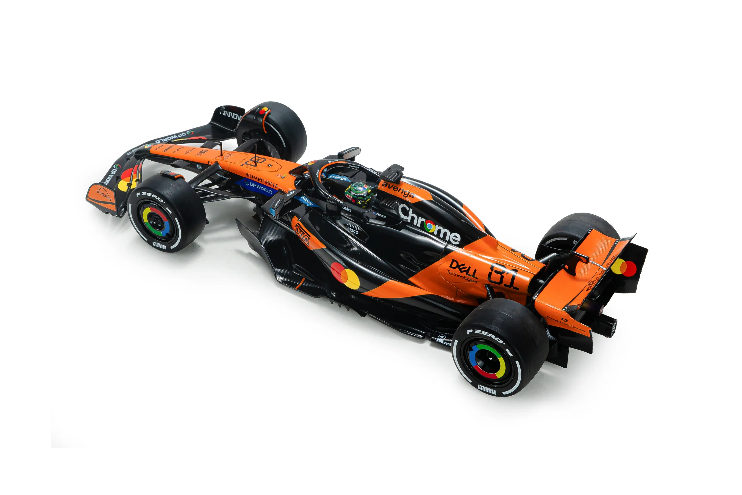 Solido Mclaren F1 Team MCL39 Orange #81 O. Piastri Winner China GP 2025 1:18 - Image 9