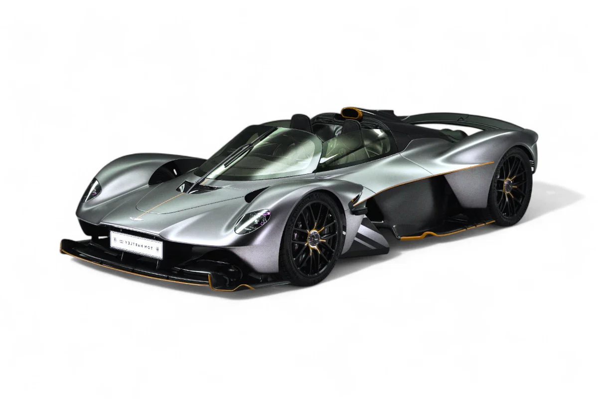 Spark-Model 2024 Aston Martin Valkyrie Spyder Grey metallic 1:18