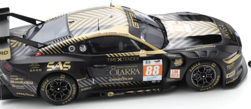 Spark Model Ford Mustang GT3 Coyote #88 Team Proton Competition 24hr Le Mans 2024 1:18 - Image 9