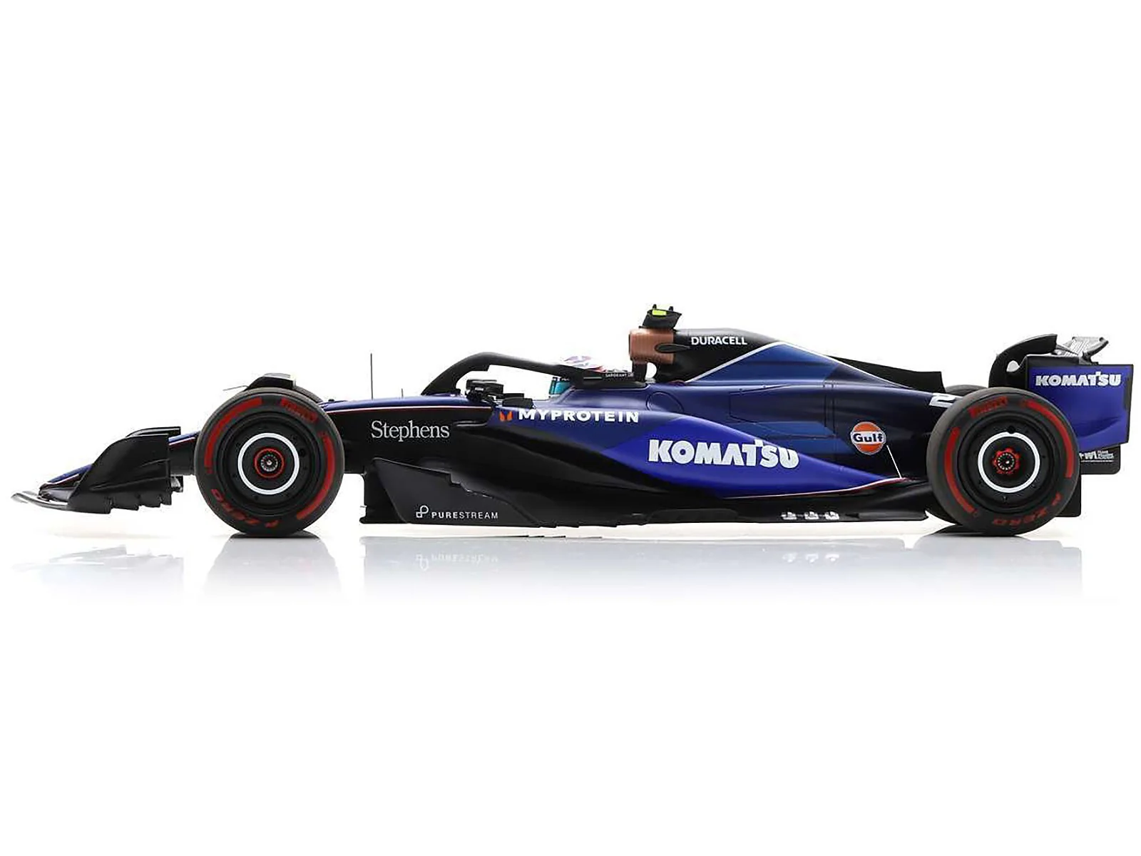 Spark-Model Williams F1 Team FW46 #2 Blue L. Sargeant Bahrain GP 2024 1:18 - Image 3