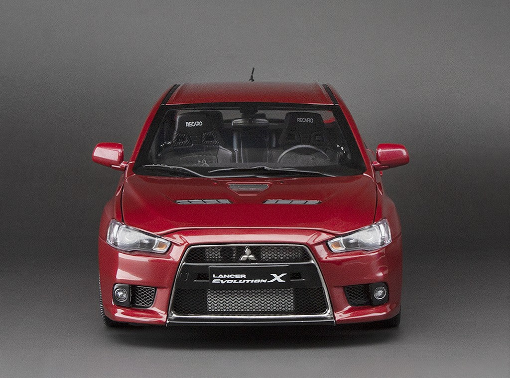 Sun-Star 2007 Mitsubishi Lancer Evolution X FQ400 Red Metallic 1:18 - Image 4