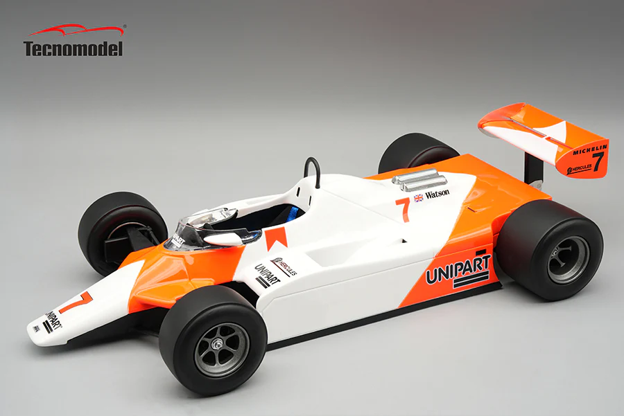 Tecnomodel Mclaren F1 MP4/1B Ford Cosworth No 7 Winner Detroit GP 1982 1:18