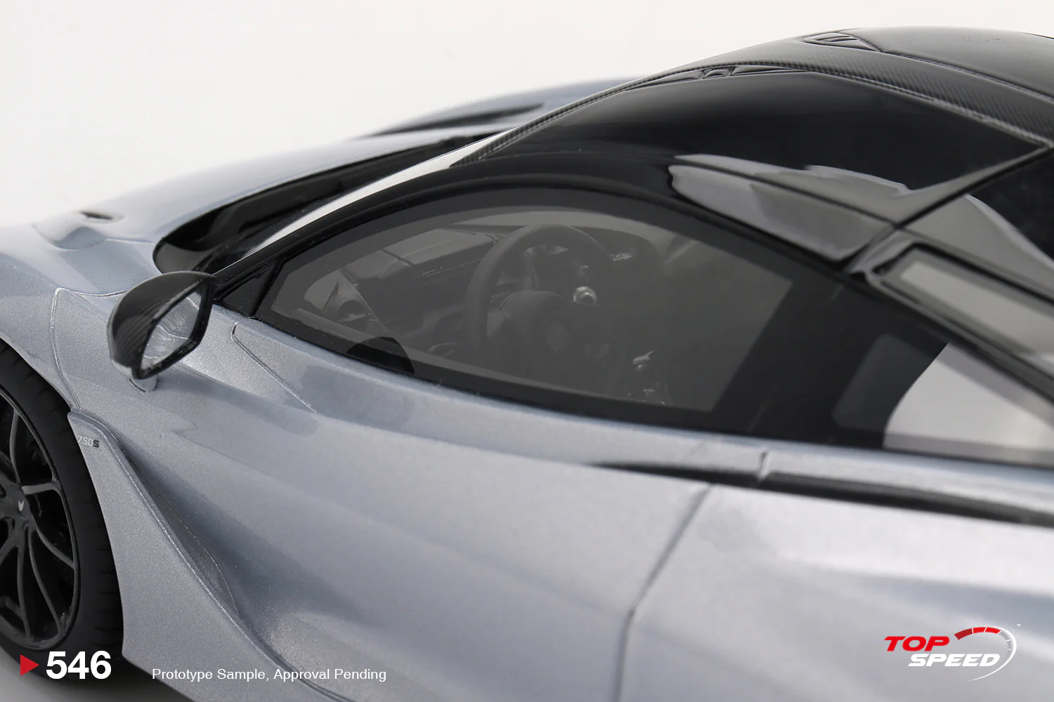 Topspeed 2023 Mclaren 750S Ice Silver 1:18 - Image 5