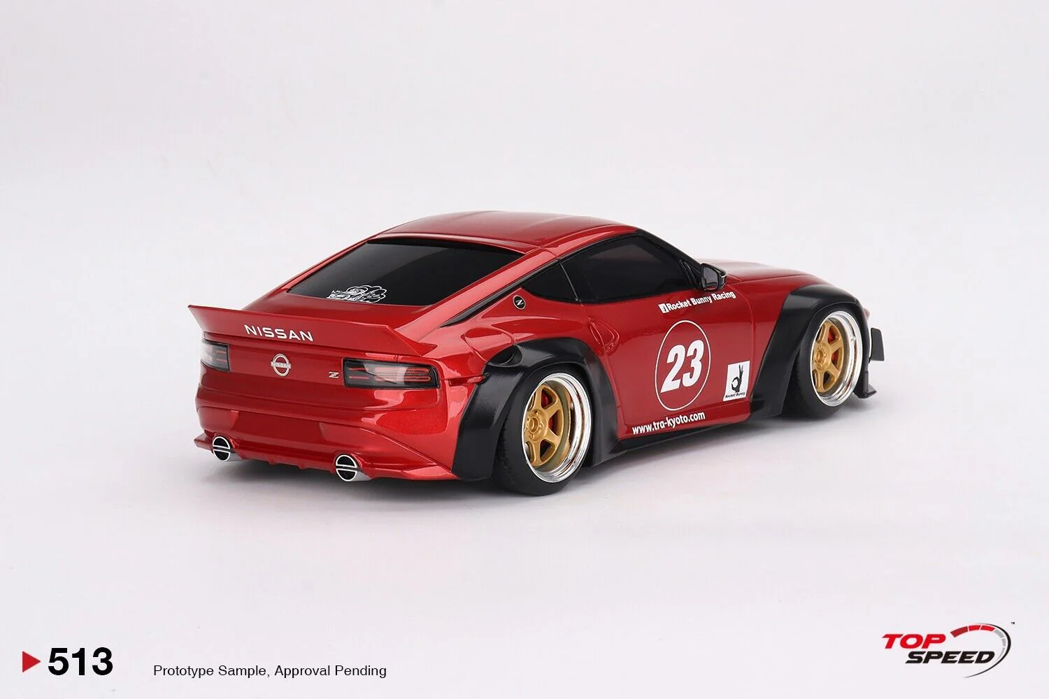 Topspeed 2023 Nissan Fairlady Z (RZ34) #23 Rocket Bunny Pandem Passion Red RHD 1:18 - Image 2