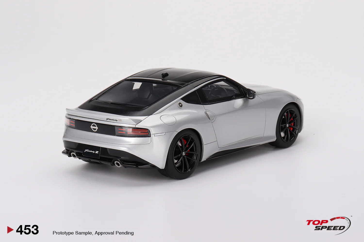 Topspeed 2023 Nissan Fairlady Z Version ST Brilliant Silver RHD 1:18 - Image 2