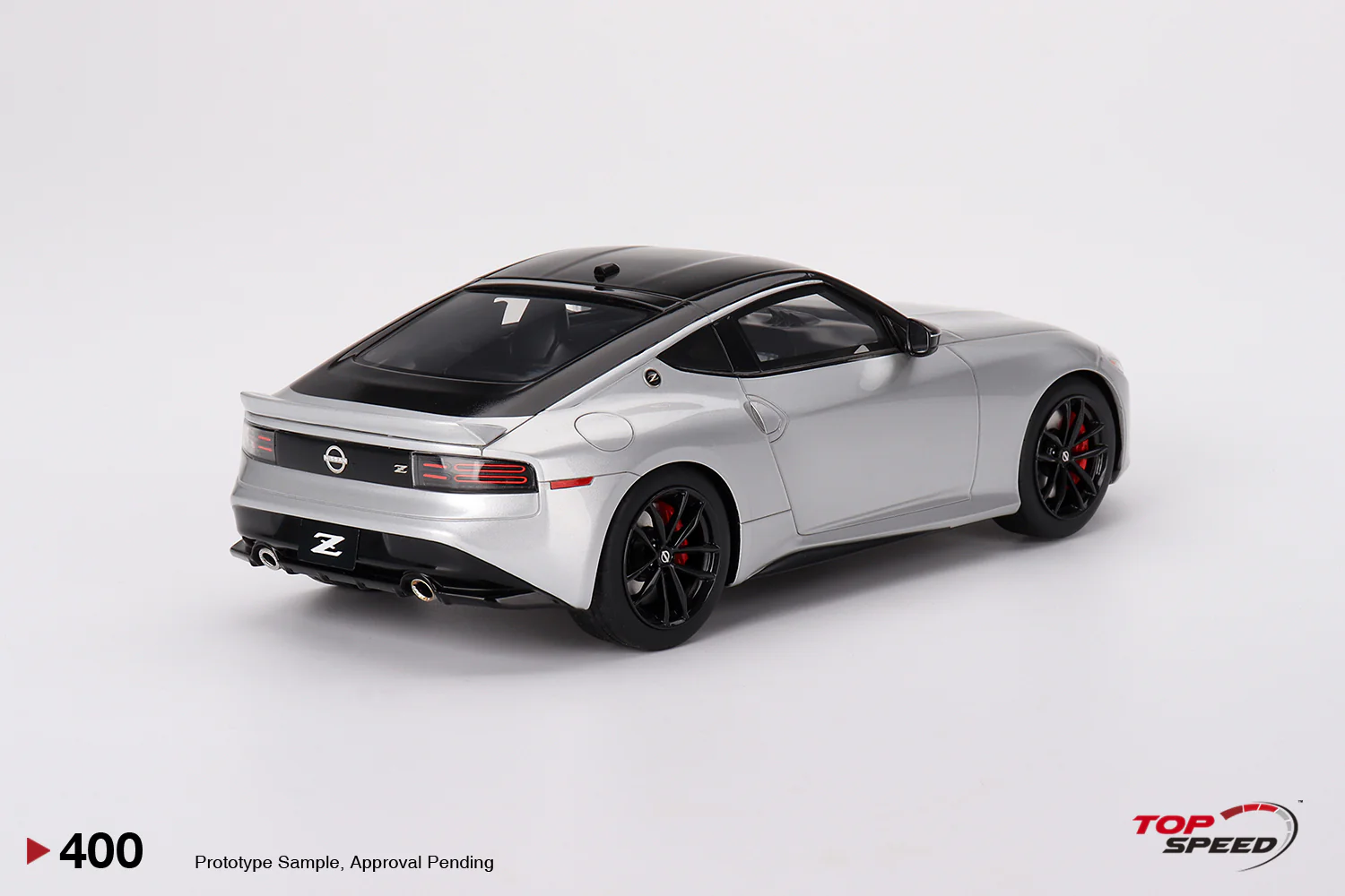 Topspeed 2023 Nissan Z Performance Brilliant Silver LHD 1:18 - Image 2