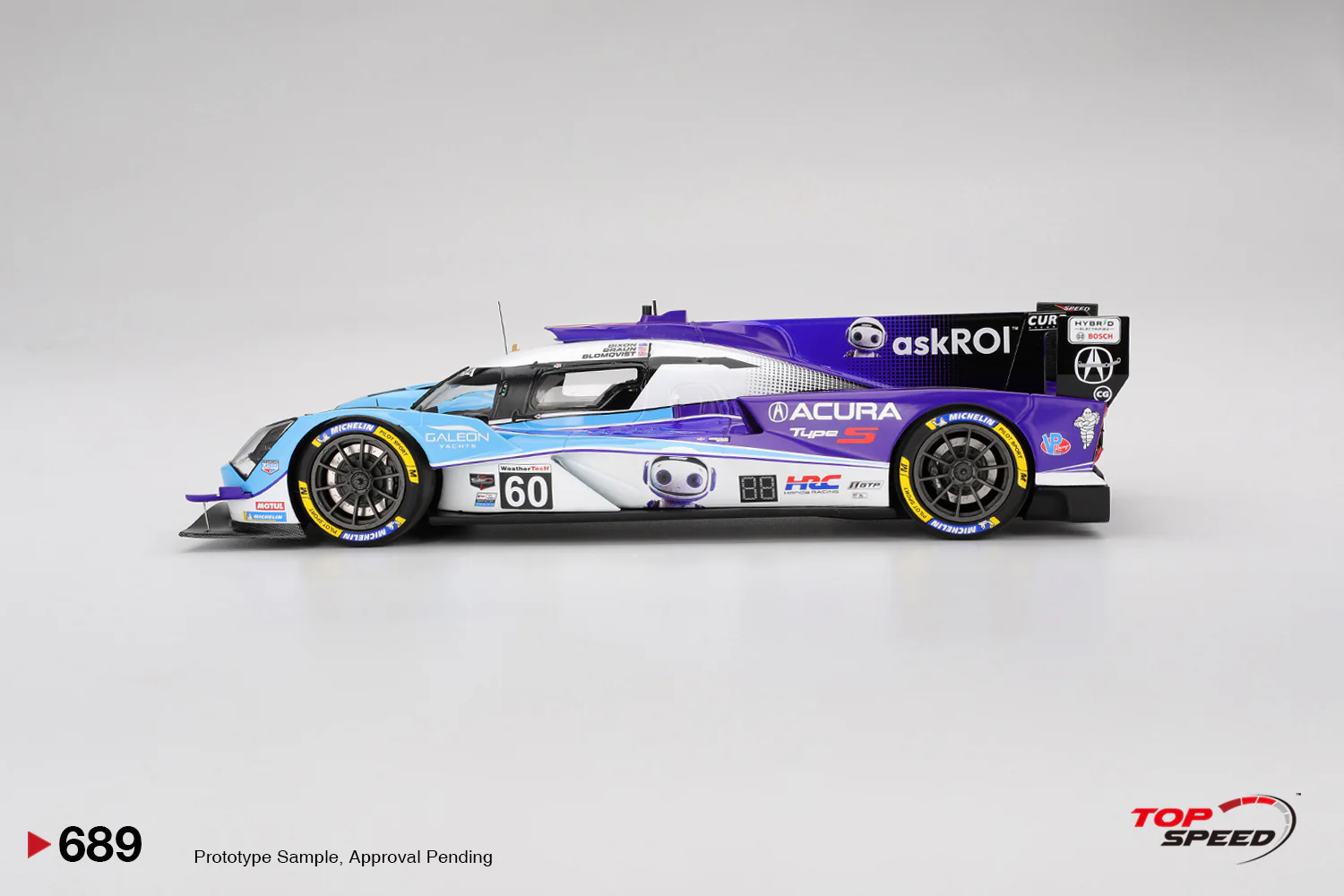 Topspeed Acura ARX-06 #60 Meyer Shank Racing IMSA 10th 2025 Sebring 12 Hrs 1:18 - Image 3