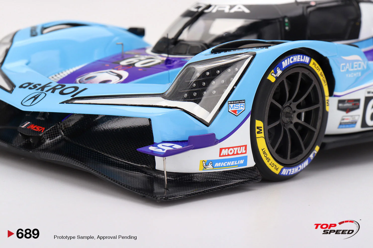 Topspeed Acura ARX-06 #60 Meyer Shank Racing IMSA 10th 2025 Sebring 12 Hrs 1:18 - Image 4