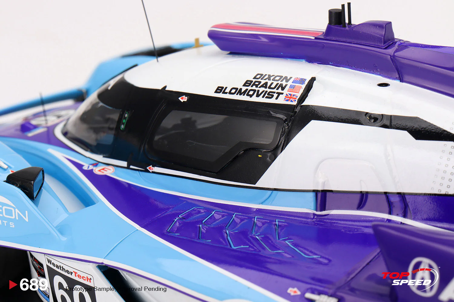 Topspeed Acura ARX-06 #60 Meyer Shank Racing IMSA 10th 2025 Sebring 12 Hrs 1:18 - Image 5