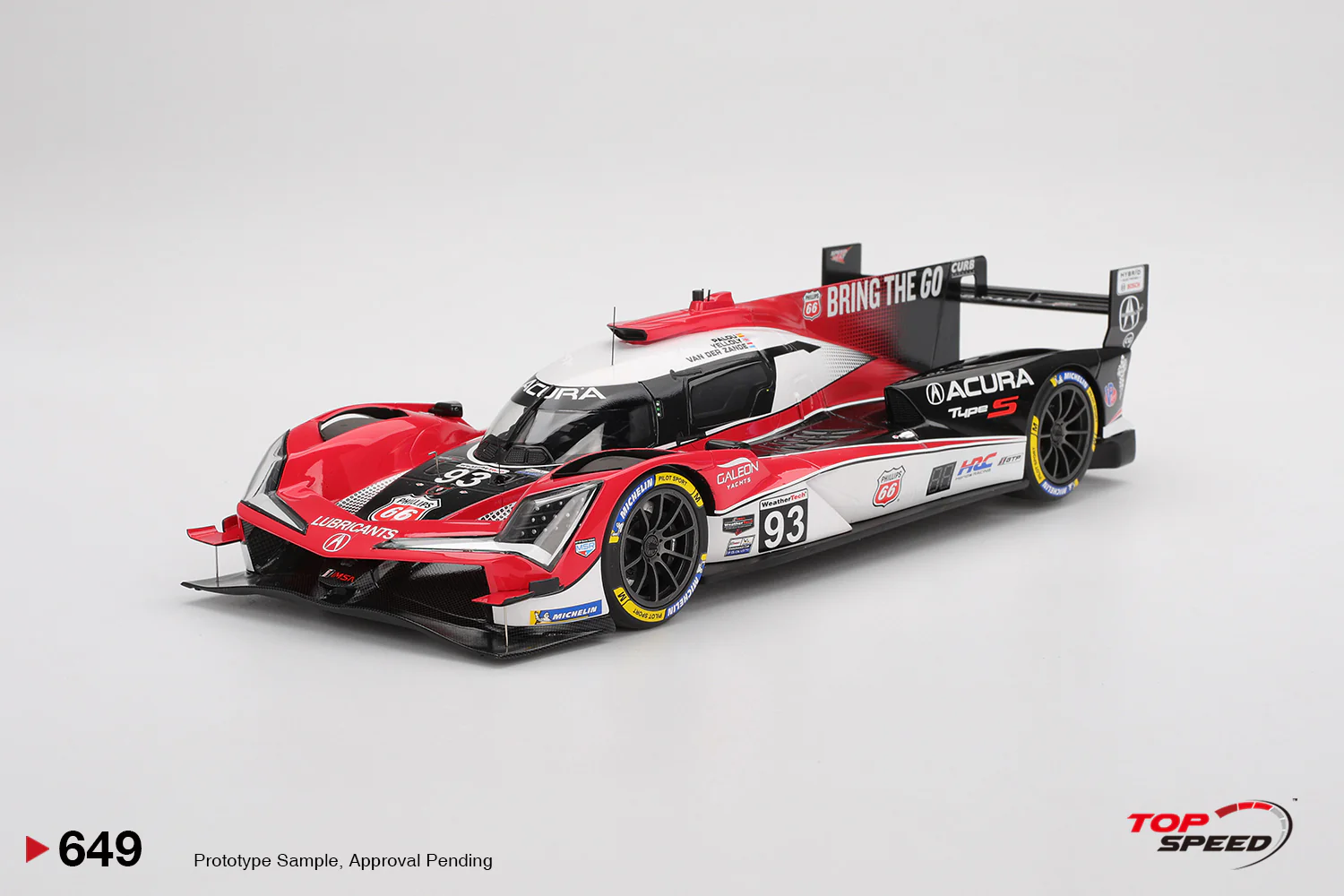 Topspeed Acura ARX-06 #93 Meyer Shank Racing IMSA 3rd 2025 Sebring 12 Hrs 1:18