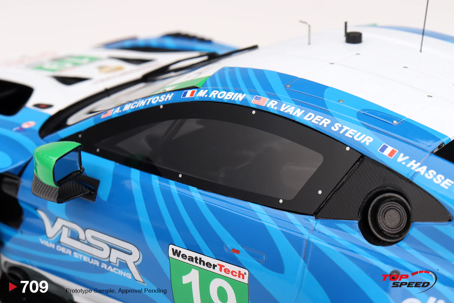 Topspeed Aston Martin Vantage GT3 EVO #19 van der Steur Racing 2025 IMSA Daytona 24hrs 1:18 - Image 5