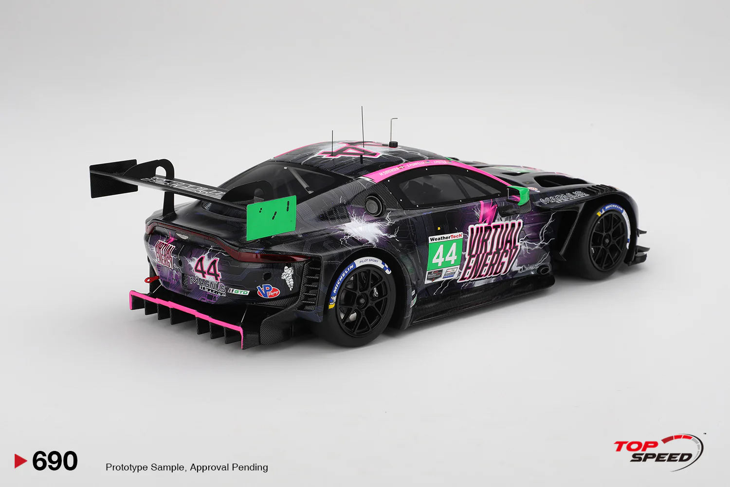Topspeed Aston Martin Vantage GT3 EVO #44 Magnus Racing 2025 IMSA Watkins Glen 6hr 1:18 - Image 2