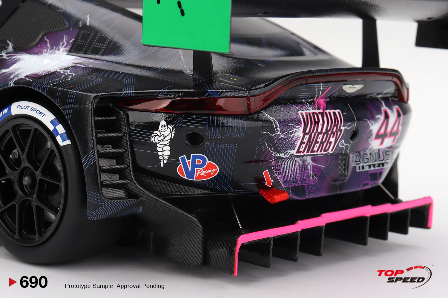 Topspeed Aston Martin Vantage GT3 EVO #44 Magnus Racing 2025 IMSA Watkins Glen 6hr 1:18 - Image 6