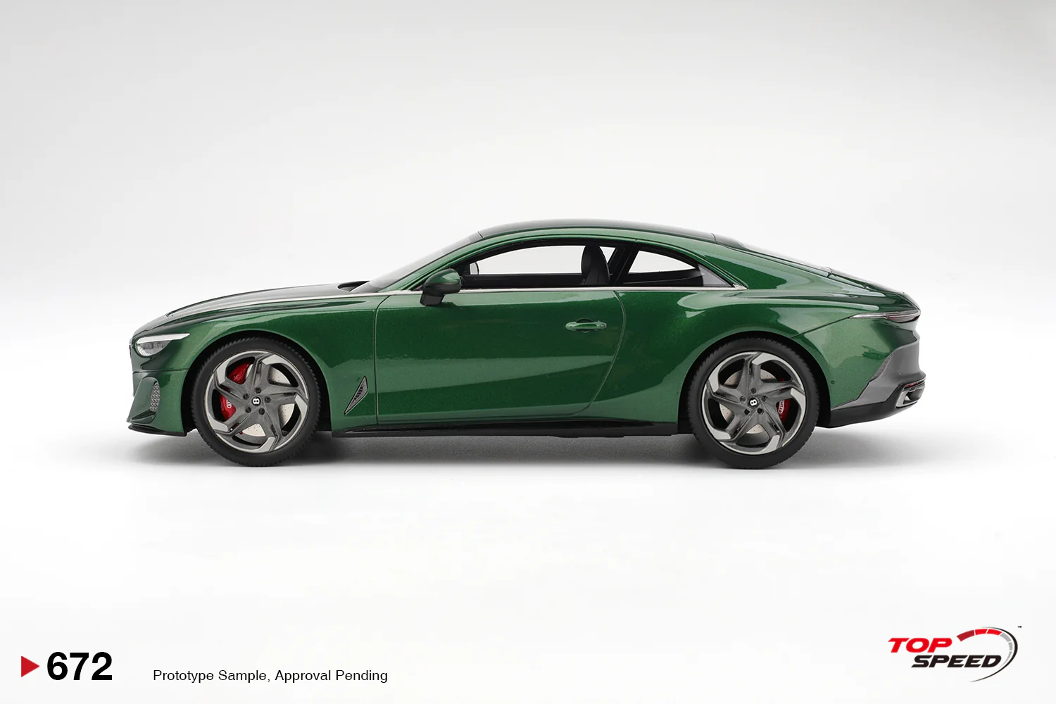 Topspeed Bentley Batur Bonneville Scarab Green 1:18 - Image 3