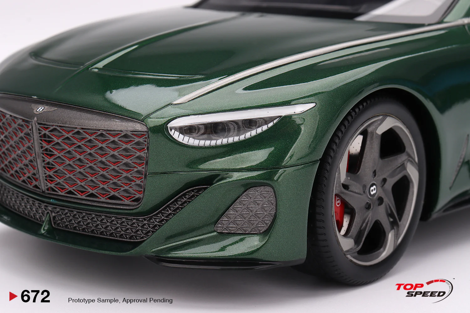 Topspeed Bentley Batur Bonneville Scarab Green 1:18 - Image 4