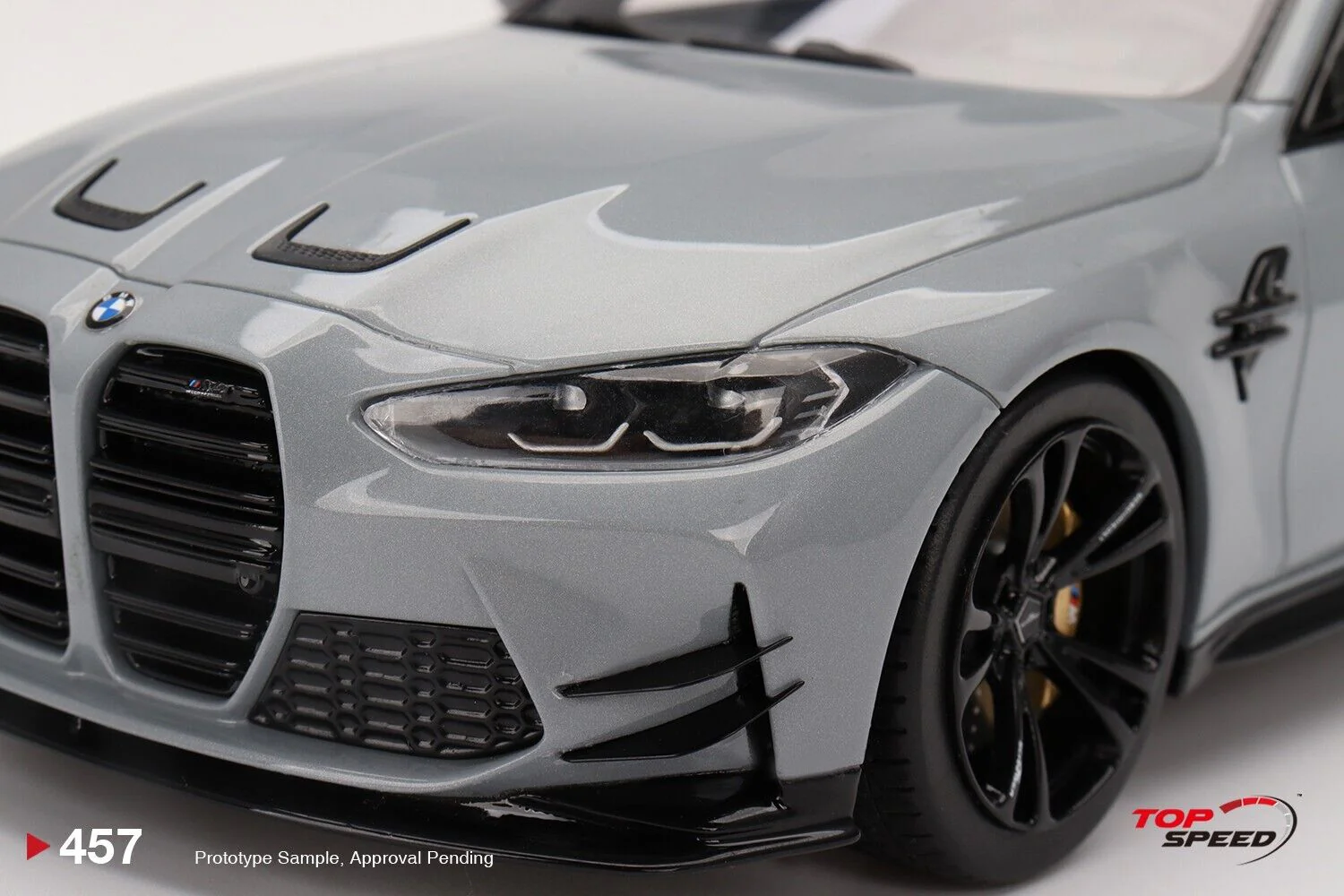Topspeed BMW G82 M4 AC Schnitzer Brooklyn Grey Metallic 1:18 Resin - Image 4