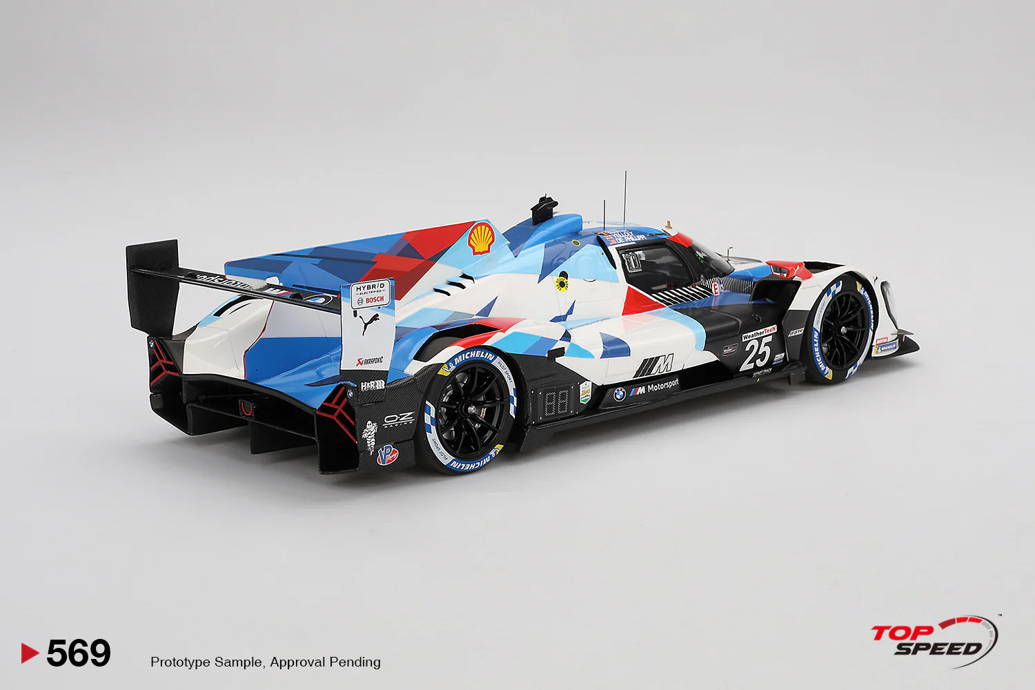 Topspeed BMW M Hybrid V8 GTP #25 BMW M Team RLL 2024 IMSA Daytona 24 Hrs 1:18 - Image 2