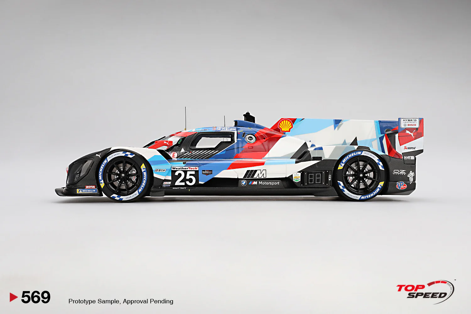 Topspeed BMW M Hybrid V8 GTP #25 BMW M Team RLL 2024 IMSA Daytona 24 Hrs 1:18 - Image 3