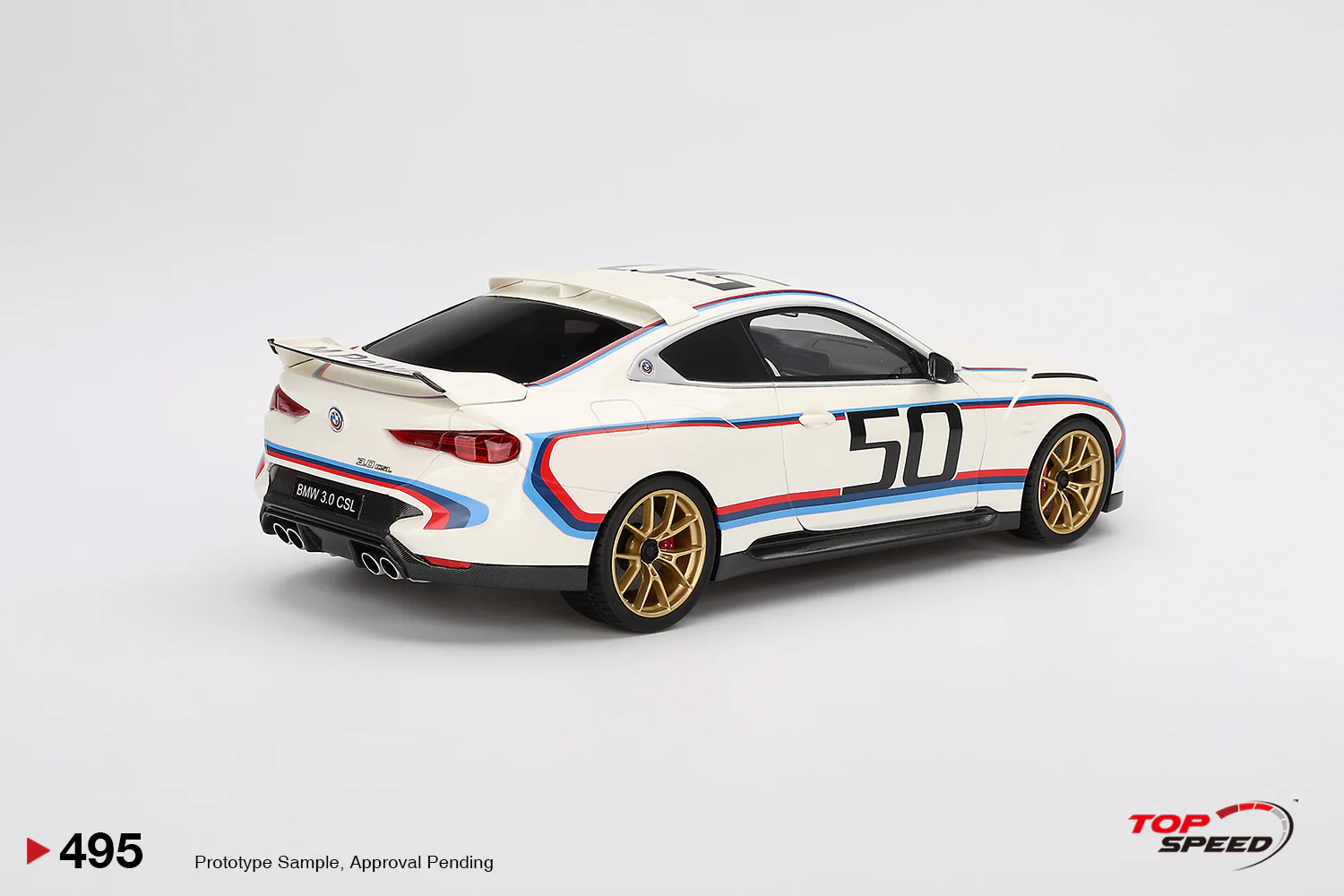 Topspeed BMW M4 3.0 CSL (G82) #50 Off White 1:18 - Image 2
