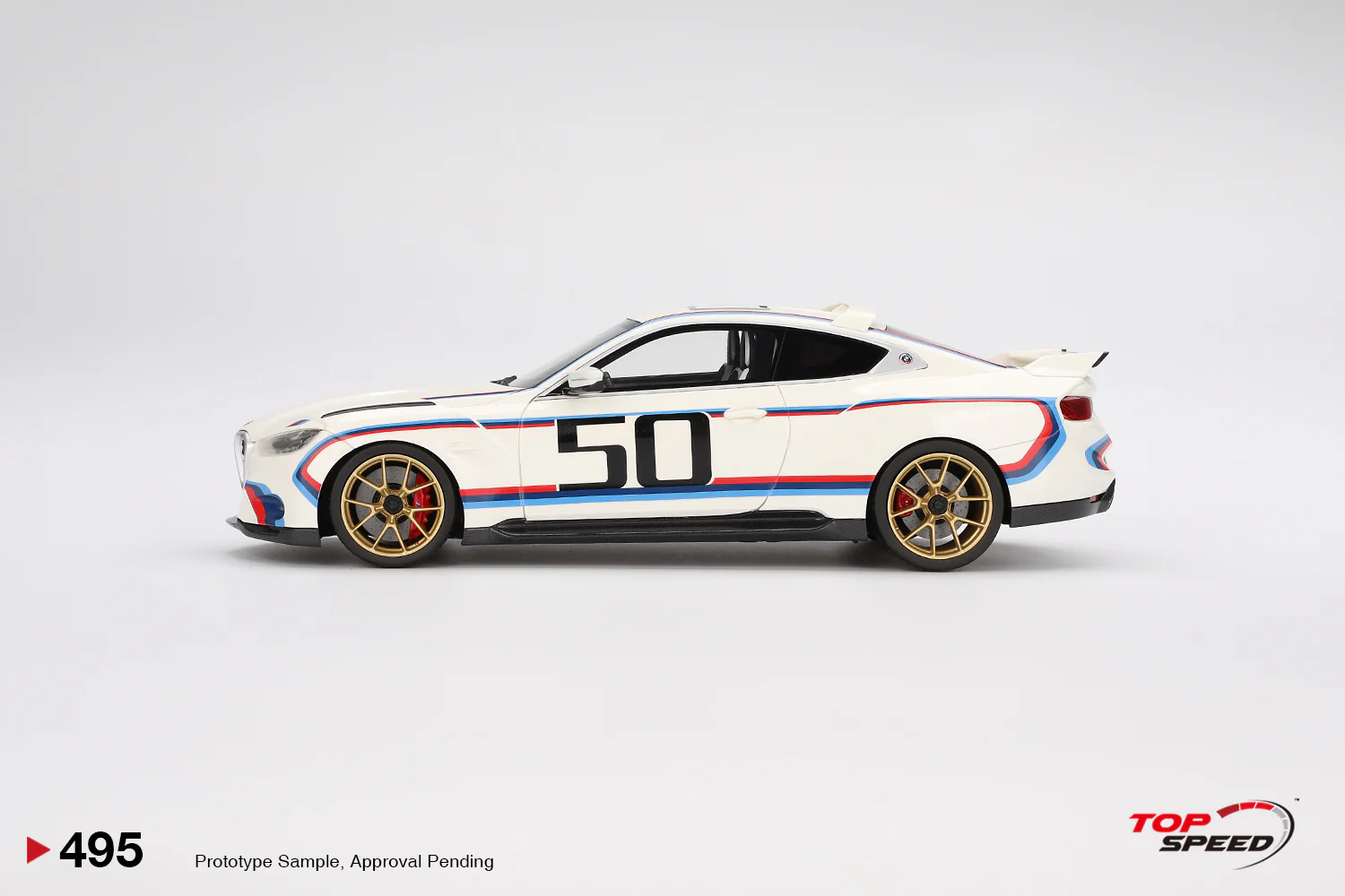 Topspeed BMW M4 3.0 CSL (G82) #50 Off White 1:18 - Image 3